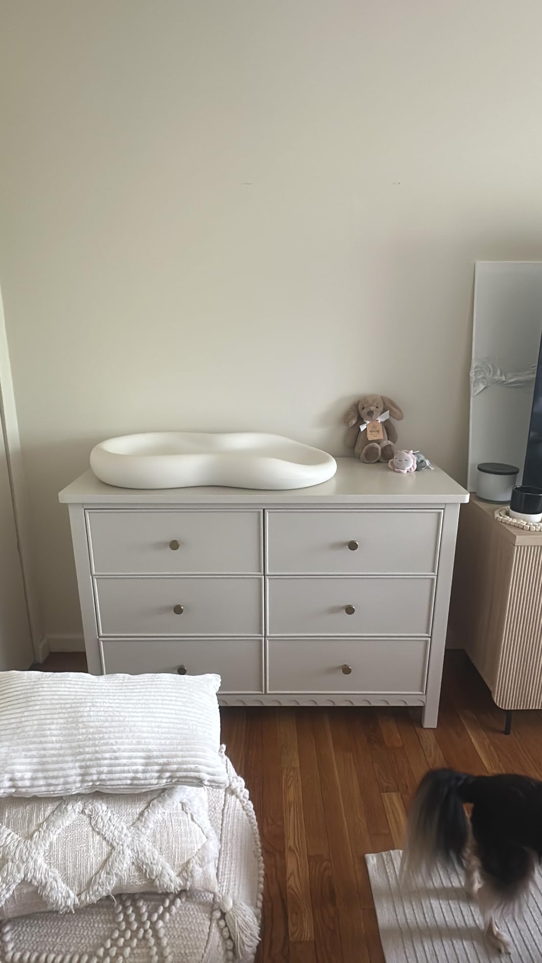 Graco Sasha 3-Drawer Chest with Changing Table Topper (White) - GREENGUARD Gold Certified, Nursery Bedroom Wood Chest with Spacious Storage, Interlocking Drawer System customer photo 2