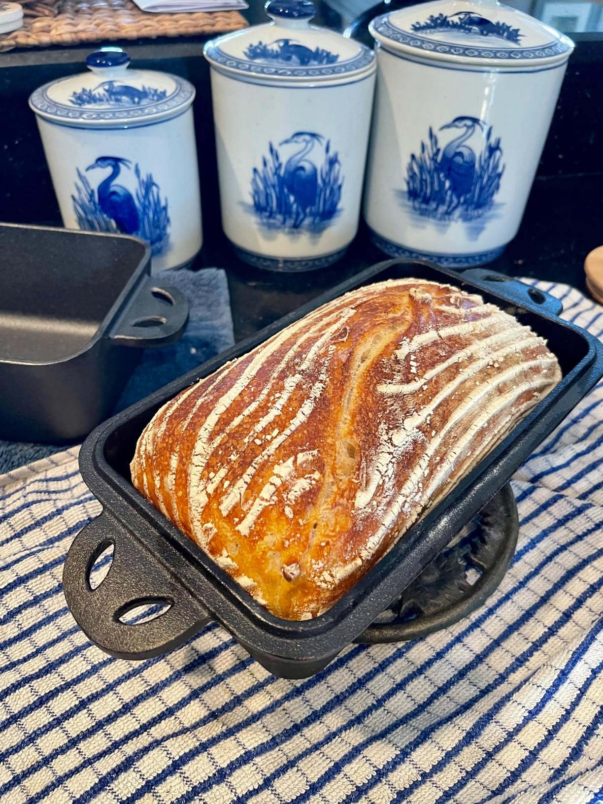 AILITOR Cast Iron Loaf Pan with Lid 9x5 Inch - Bread Baking Pans for Homemade Bread, 2 Piece Set customer photo 2