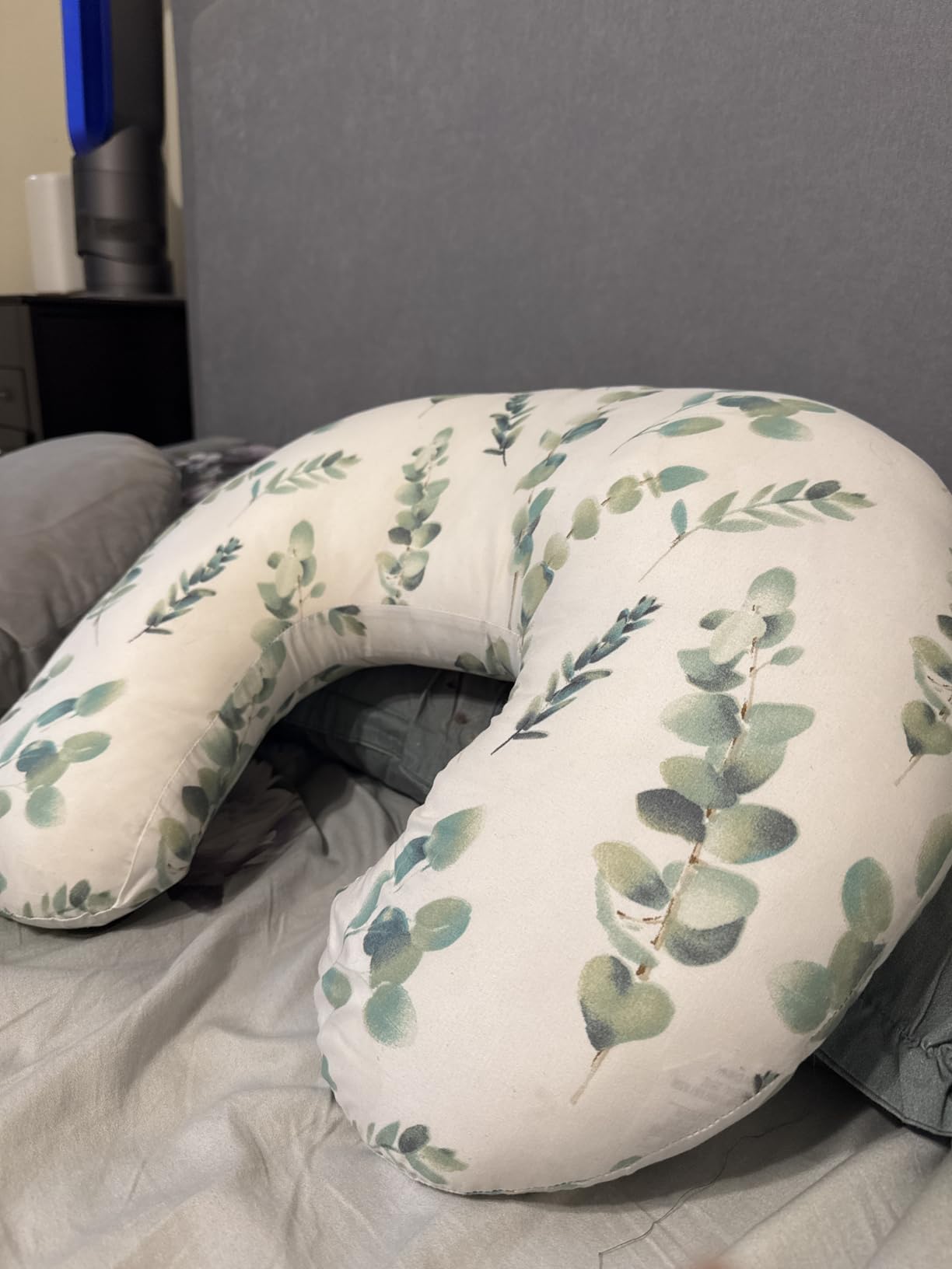 Boppy Nursing Pillow - Verified Safe Breastfeeding Pillow with Softer Fill for Comfortable Support, Machine Wash & Dry Cover, Non-Toxic Materials - Pink Garden Flowers customer photo 2