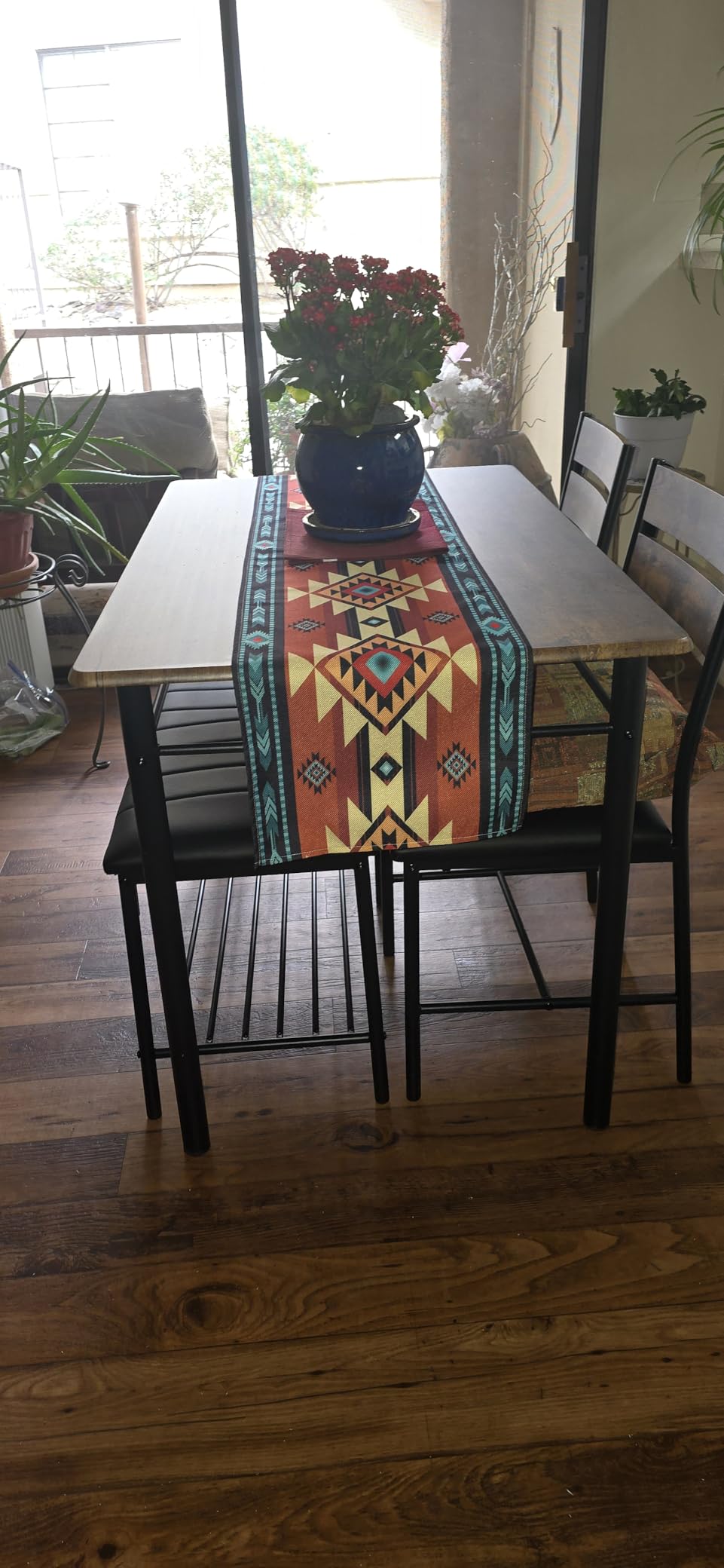 IRONCK Dining Table Set for 4, Kitchen Table with Upholstered Bench and 2 Chairs, Kitchen Table and Chairs Set for Small Space, Apartment, Gray customer photo 2