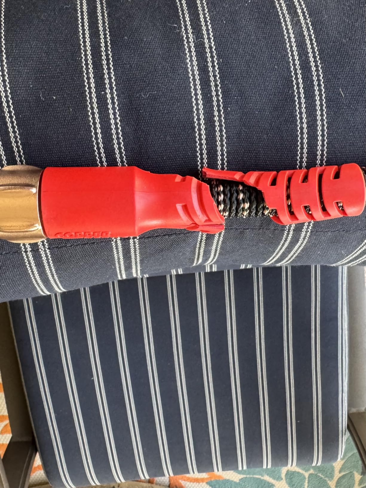 Pocket Hose 25 FT Copper Head Expandable Garden Hose with Pocket Pivot, No Tangles, AS SEEN ON TV, 360° Swivel, Tri-Tex Tubing, Force Field Jacket, Lead-Free, No-Kink, Anti-Burst w/APT | Anti-burst sleeve reinforced with bulletproof fiber, 360° swiveling pocket pivot connector, lightweight compact design customer photo 1