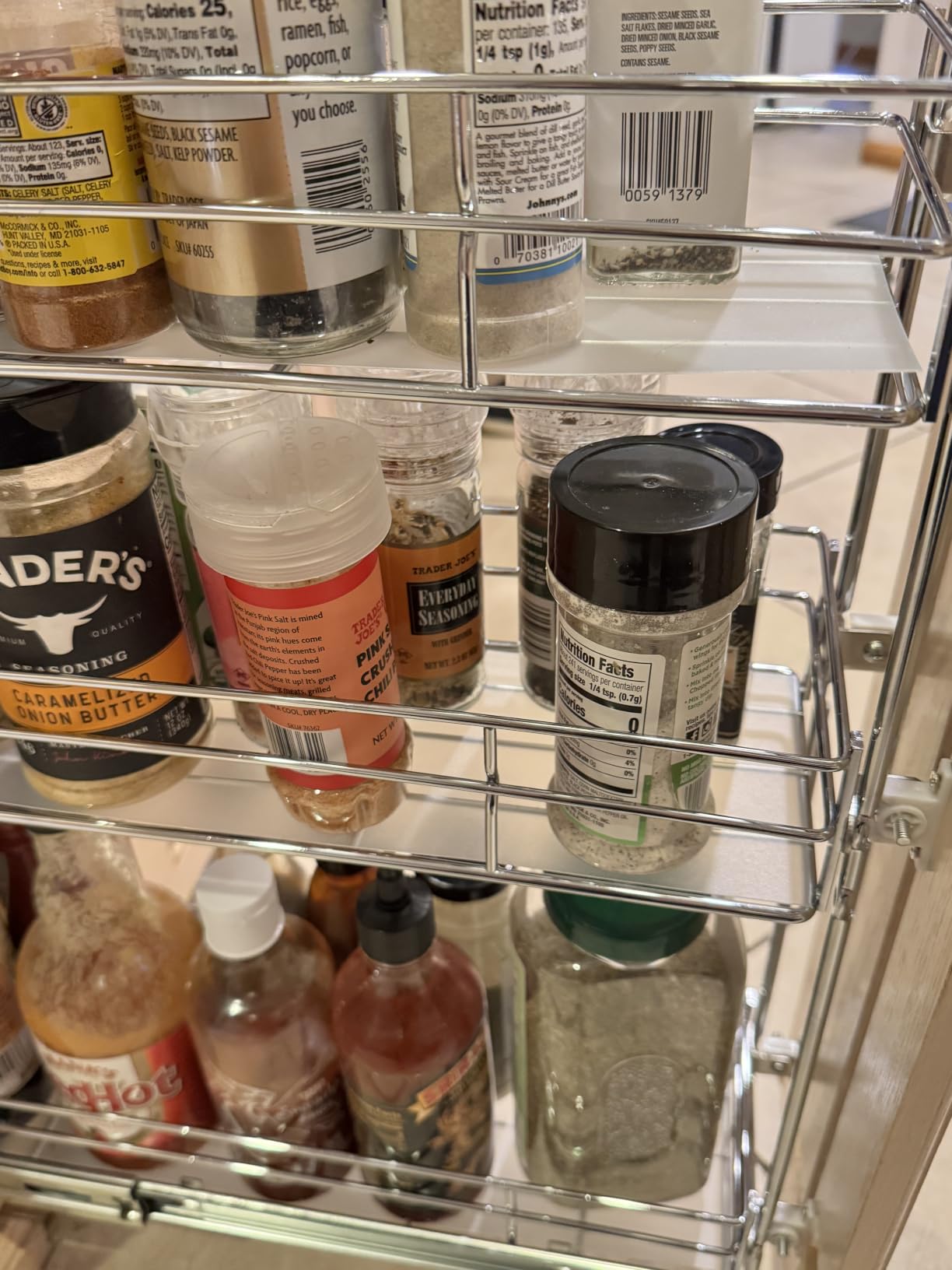 Pull Out Spice Rack Cabinet Organizer 6