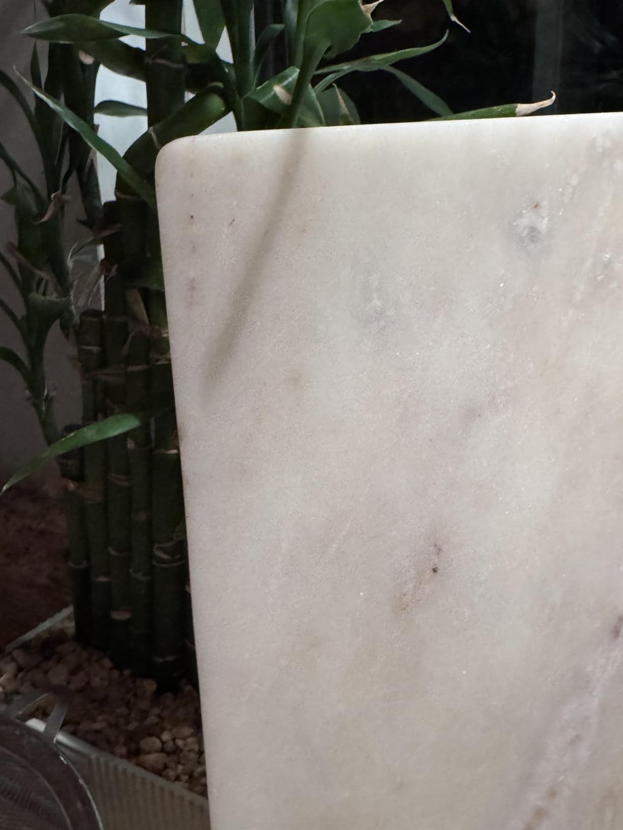 Marble Pastry & Cutting Board, 10x14 Inch | Natural Stone Slab, Non-Slip Feet, For Dough, Cheese, Baking, Serving, Charcuterie, Trivet, Easy to Clean customer photo 1