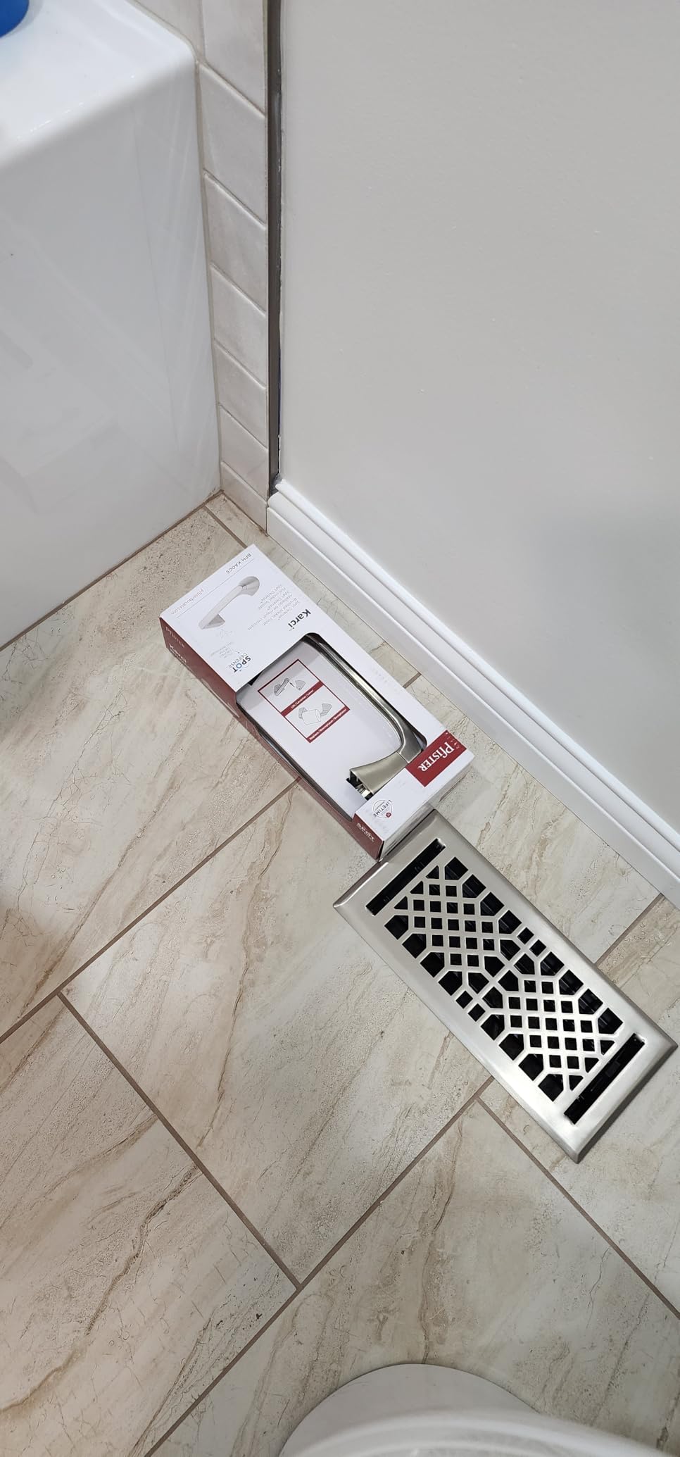 Empire Register Co Vent Cover - 4x12 Inches Floor Registers Air Vent Covers for Home Floor, Heavy Duty Walkable Antique Style Design Brass Finish Air Vents with Metal Damper Attached, HVAC Vent Covers customer photo 2
