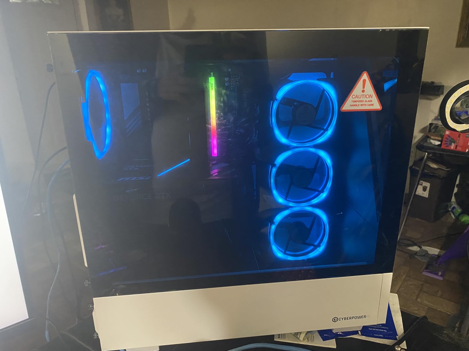 CyberPowerPC Gamer Xtreme Gaming PC, Intel Core i7-14700F, GeForce RTX 5060 Ti 8GB, 16GB DDR5, 1TB PCIe 4.0 SSD, WiFi, Win 11 (GXiVR8040A19) customer photo 2