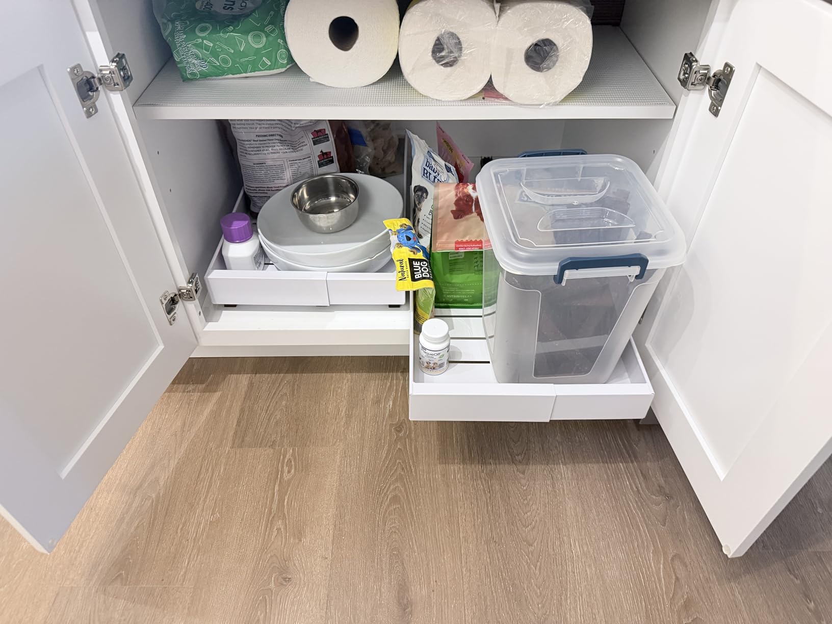Seinloes 4 Pack Expandable Pull Out Cabinet Organizer 21