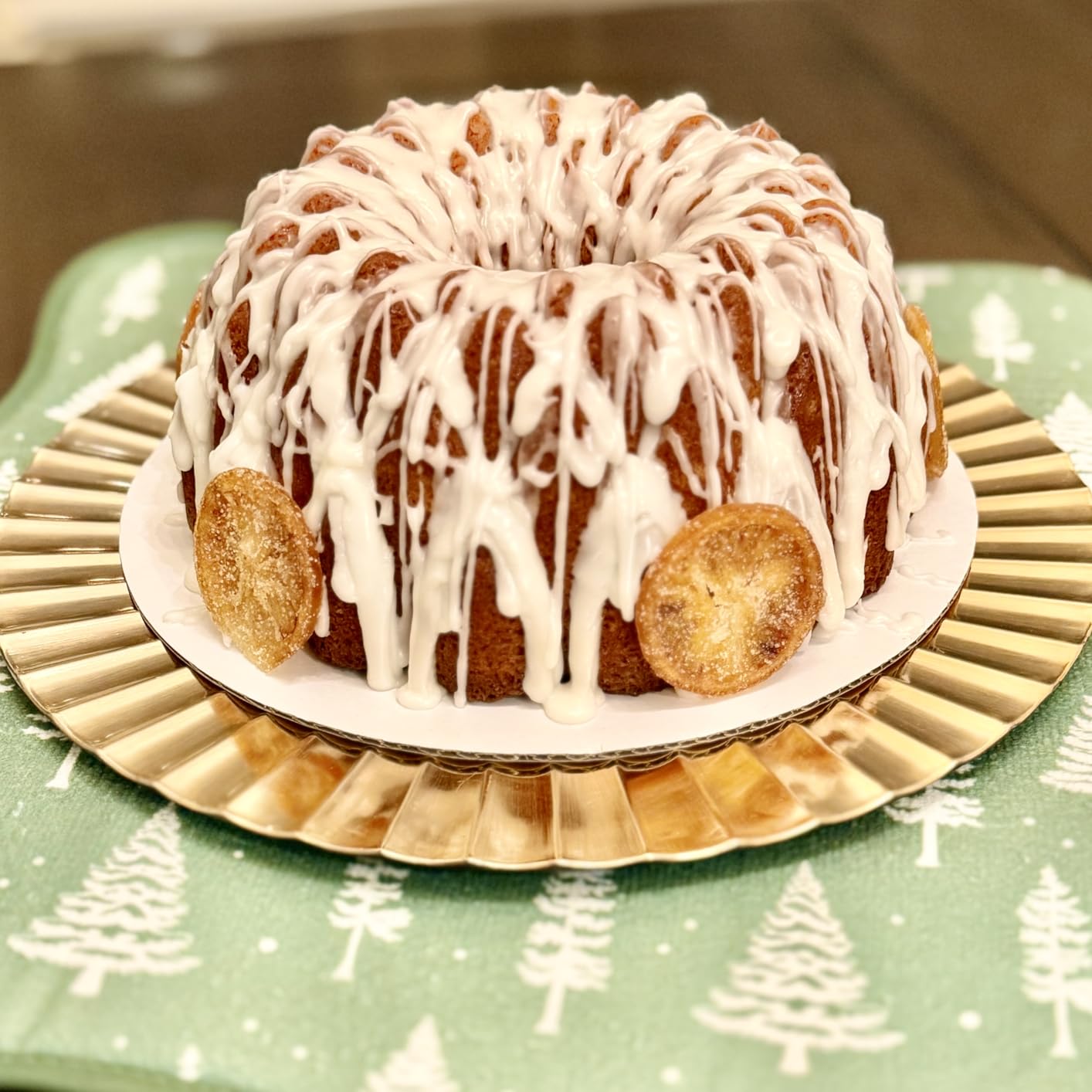 Nordic Ware Kaleidoscope Bundt, 10 Cup, Gold customer photo 2