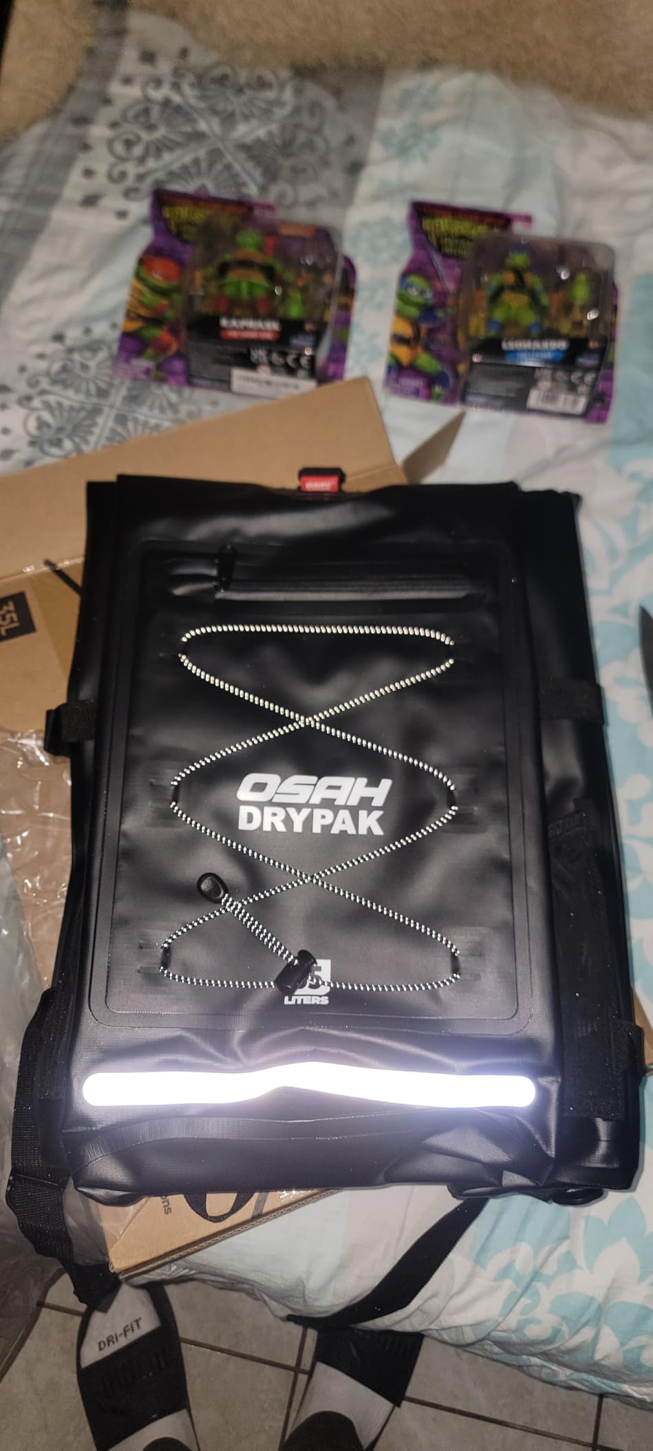 OSAH DRYPAK Waterproof Backpack Dry Bag 35L/55L/85L - Heavy Duty Roll-Top Hiking Backpack Sack Keeps Gear Dry for Travel, Kayaking, Boating, Camping, Rafting and Fishing customer photo 2