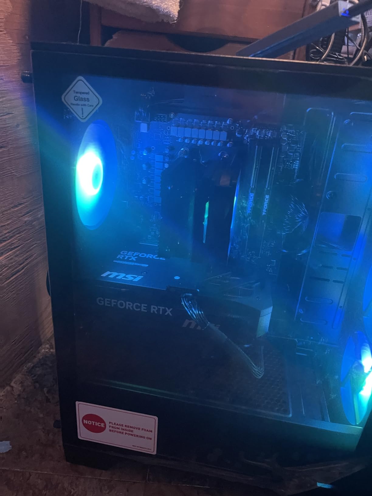 MSI Codex Z2 Gaming Desktop: AMD R7-8700F, GeForce RTX 5070, 32GB DDR5, 2TB m.2 NVMe SSD, USB Type-C, VR-Ready, Windows 11 Home customer photo 1