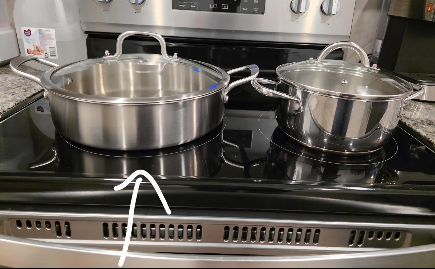 Yeksum 3-Quart Saute Pan with Lid | 10-Inch 3-Ply 18/10 Stainless Steel Deep Fry Pan & Large Skillet, Healthy Non-Toxic Cookware, Oven Safe 600°F & Dishwasher Safe customer photo 1