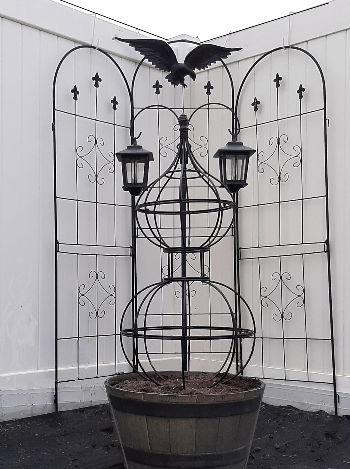 Metal Obelisk Trellis - 38.3