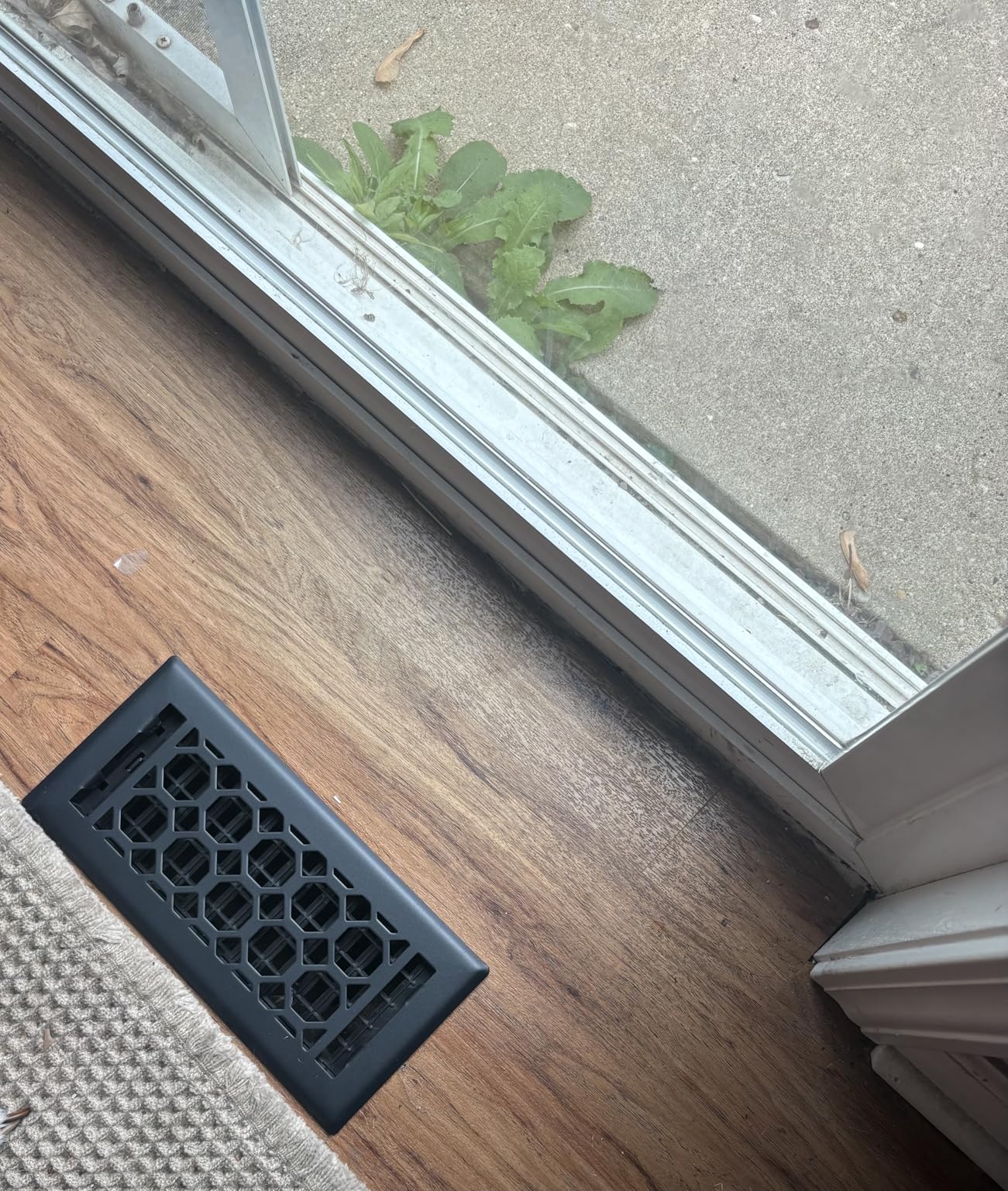 Floor Vent Covers - 4x10 Floor Register - Heavy-Duty Steel, Rustproof & Walkable Grates, Drop-in Install, Adjustable Airflow - Decorative (Floral Satin Rose Bronze, 2 Pack) customer photo 2