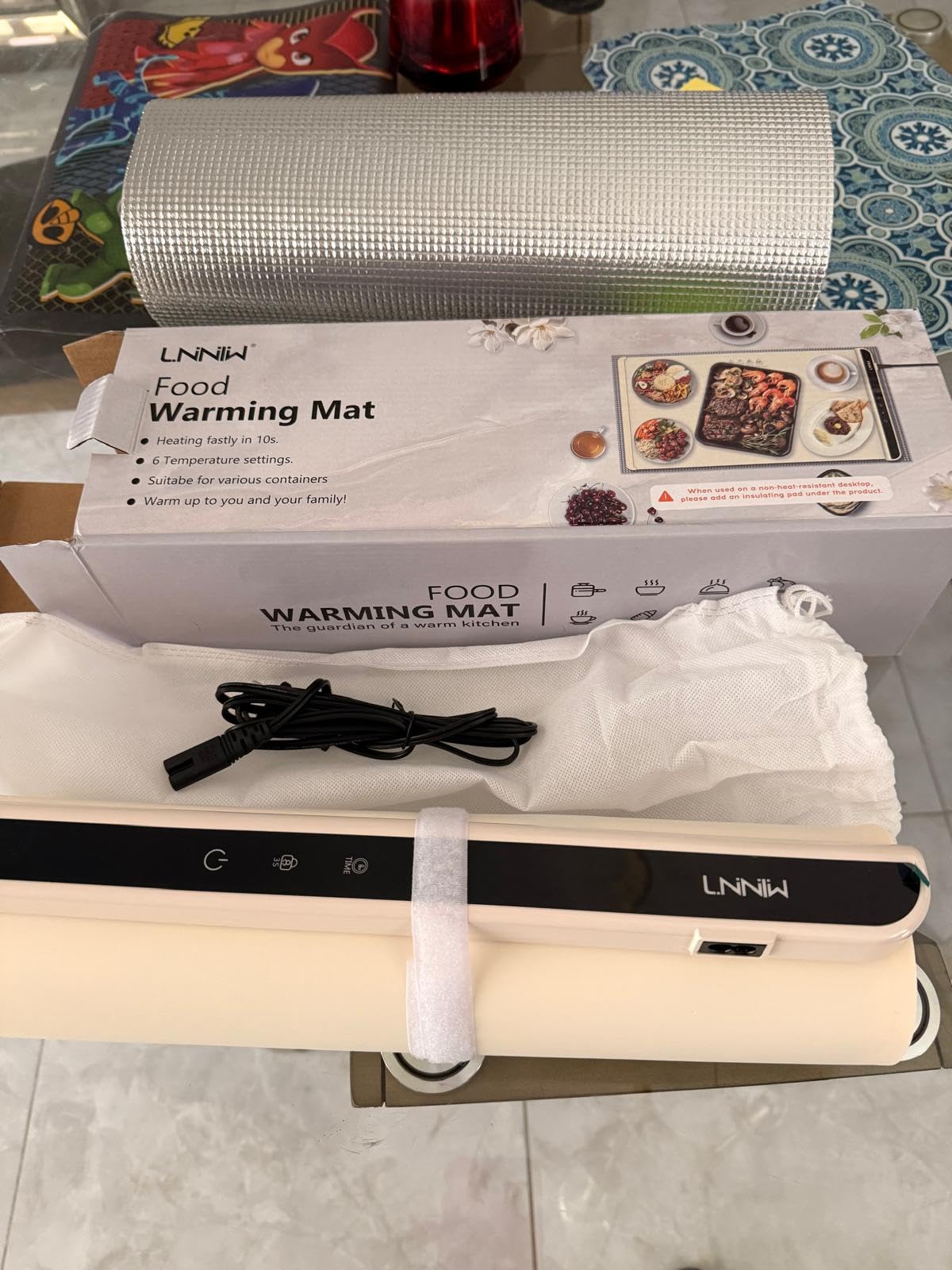 Food Warming Mat 26X15 with Heat-Resistant Pad customer photo 1