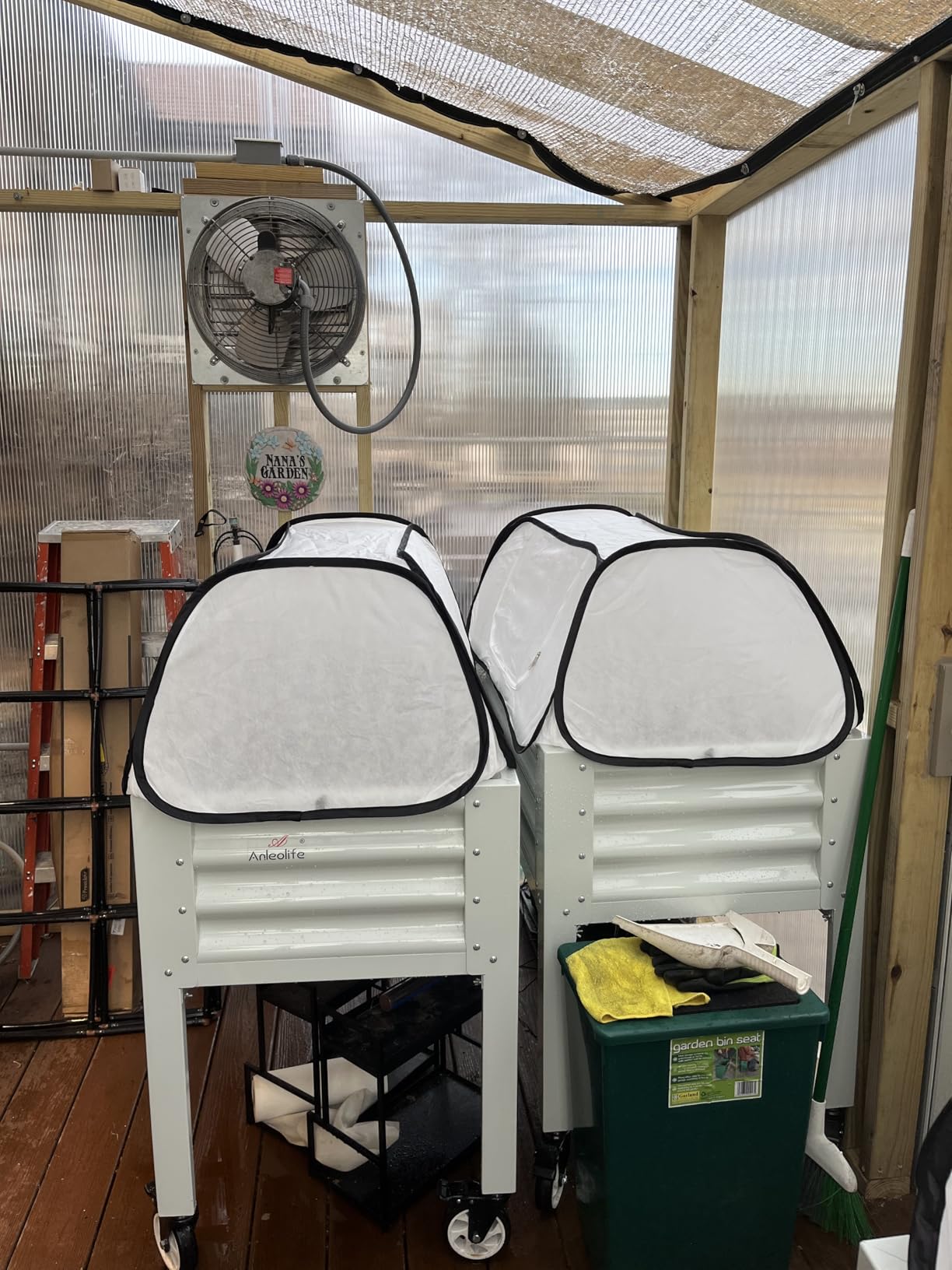 2 Pcs Pop Up Winter Garden Rows Plant Covers, 45