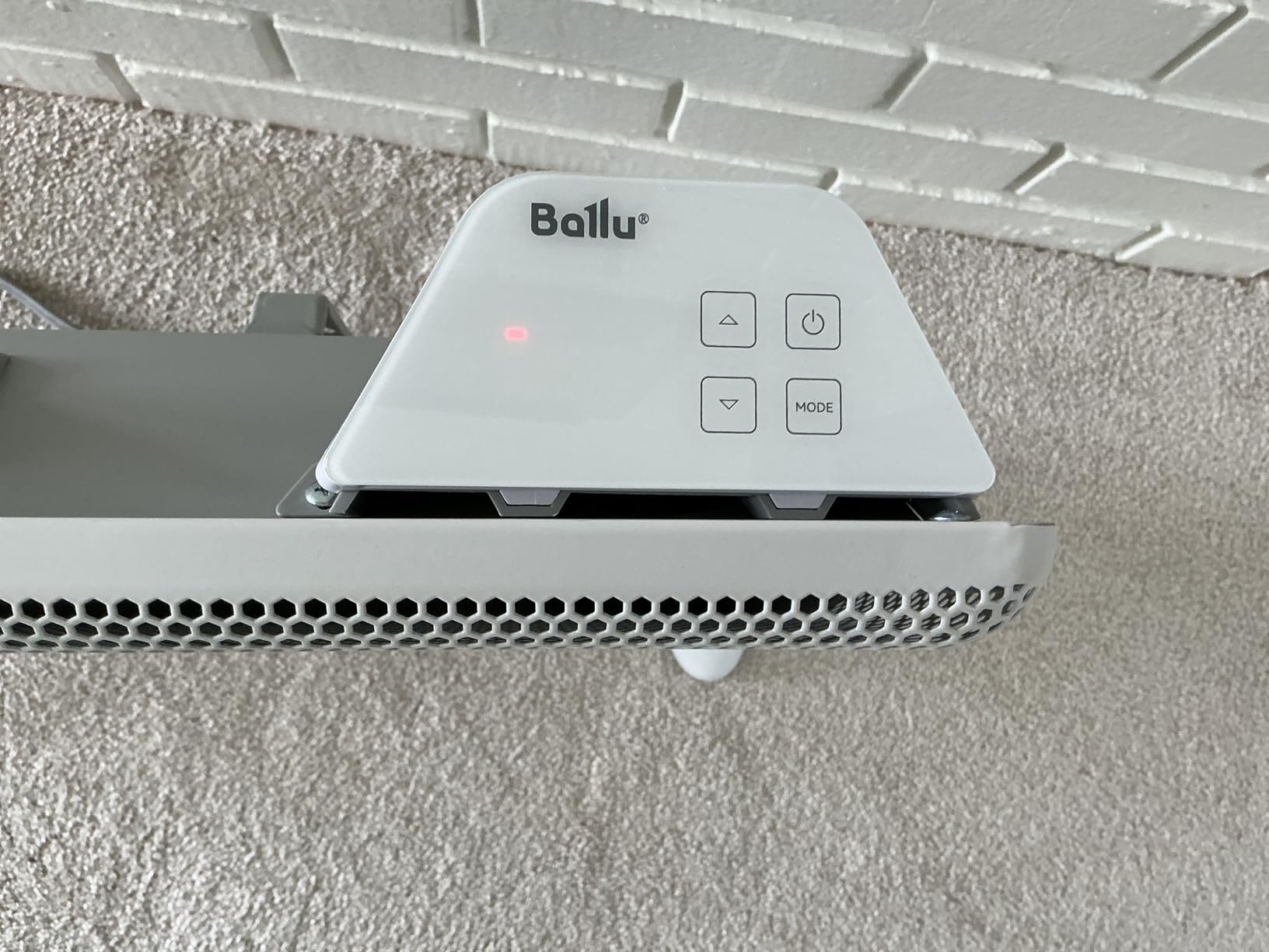 Ballu Convection Space Heater for Large Room With WiFi&Remote Control | 1500W Smart Panel Heater indoor use with Programmable Thermostat, Wall-Mounted, Quiet, Works with Alexa, White customer photo 1