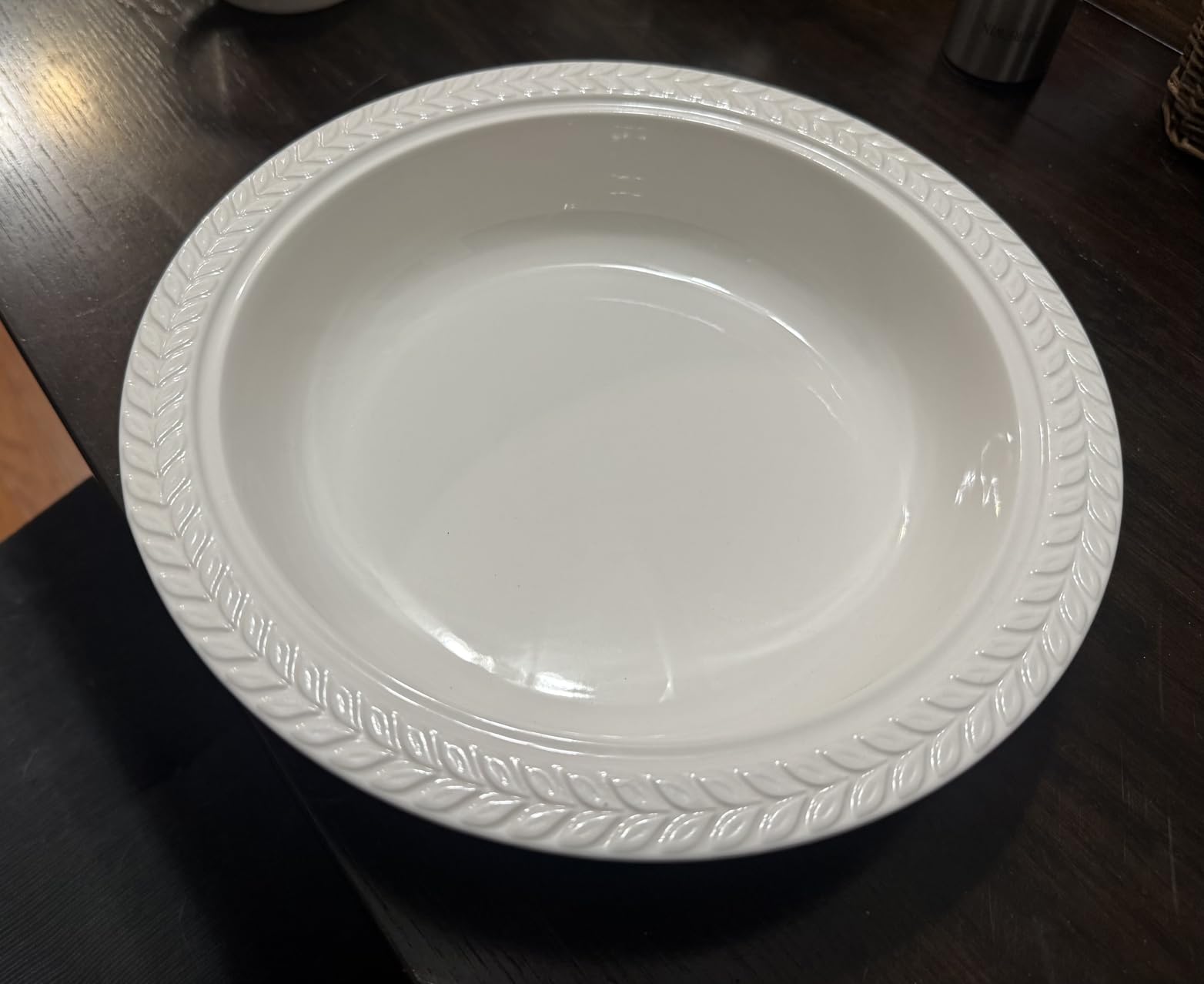 Deep Dish Pie Pan with Lid for Baking, 11 Inch Pie Dish with Cover | Round Baking Dish - 2.4 Inch Deep for Quiche, Tart, Apple, Pot Pie | Ceramic Non-Stick, Microwave, Dishwasher, Oven Safe customer photo 2