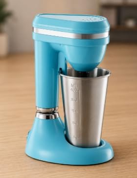 VEVOR Milkshake Maker, 100W Milk Shake Maker Mixer, Single Head Drink Mixer Blender Machine, Dual-Speed Adjustment Milkshake Blender with Stainless Steel Cup, for Home, Kitchen, Bar & Beverage Shop customer photo 1