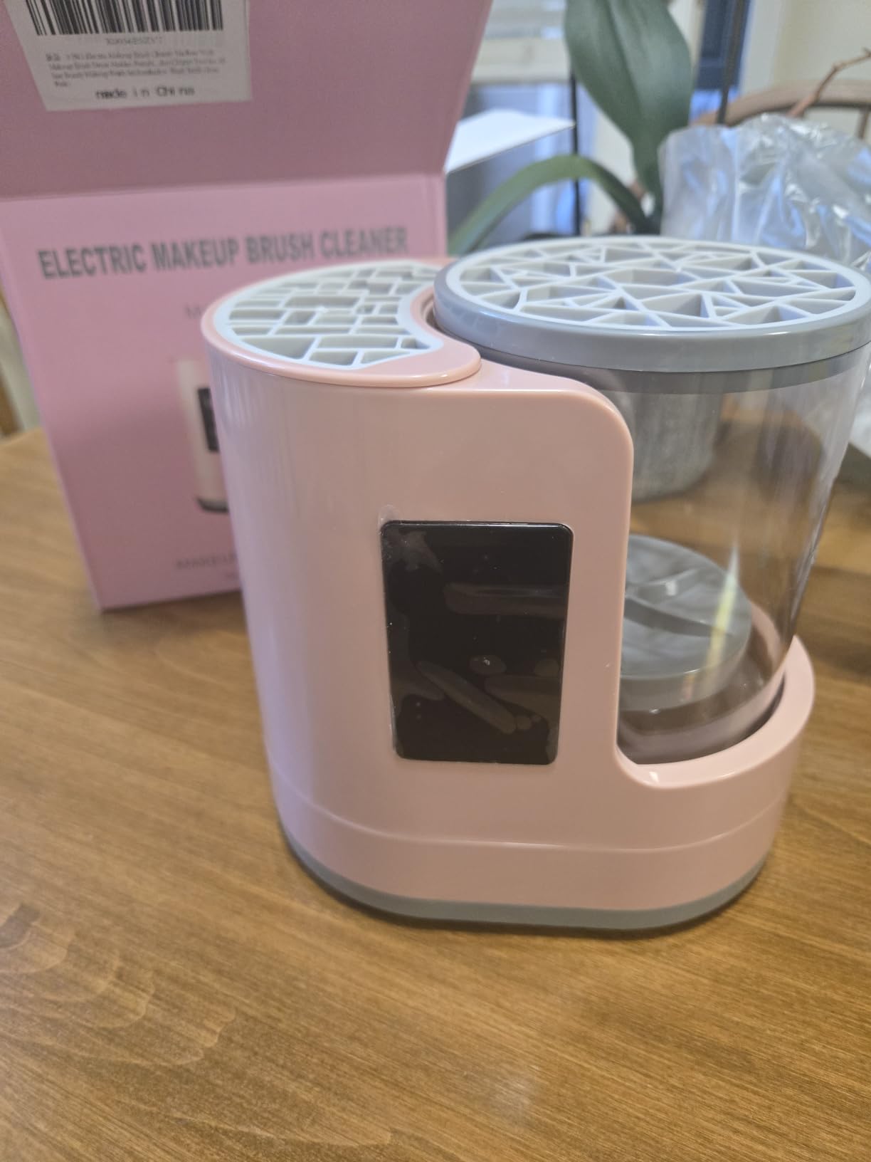 5-in-1 Electric Makeup Brush Cleaner & Dryer Machine - Portable Automatic USB Cosmetic Brushes Cleaner Tool with Deep-Clean Silicone Brush for All Size Brushes (Contour, Eyeshadow, Blush) customer photo 1