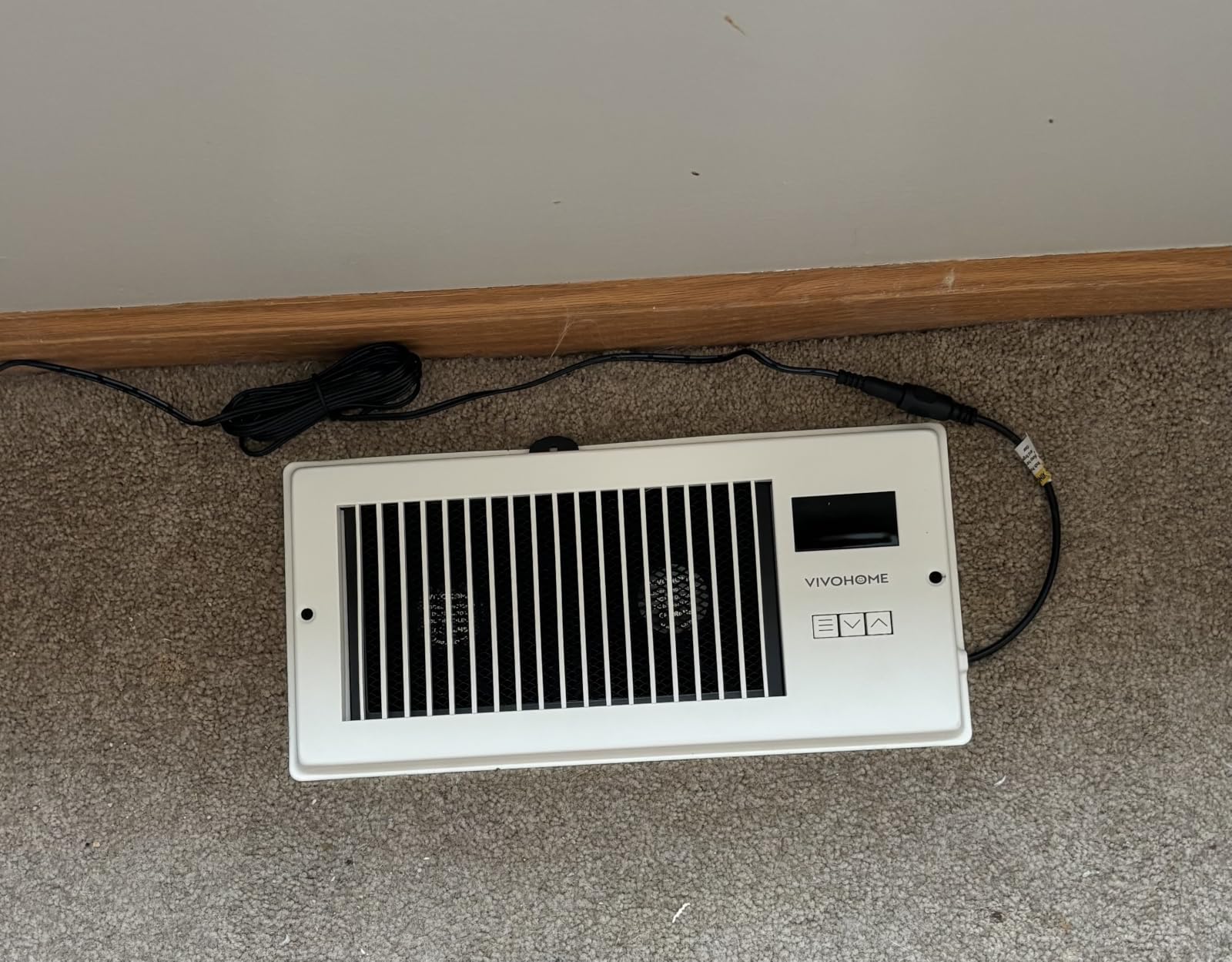 VIVOHOME Quiet Register Booster Fan with Opening 4