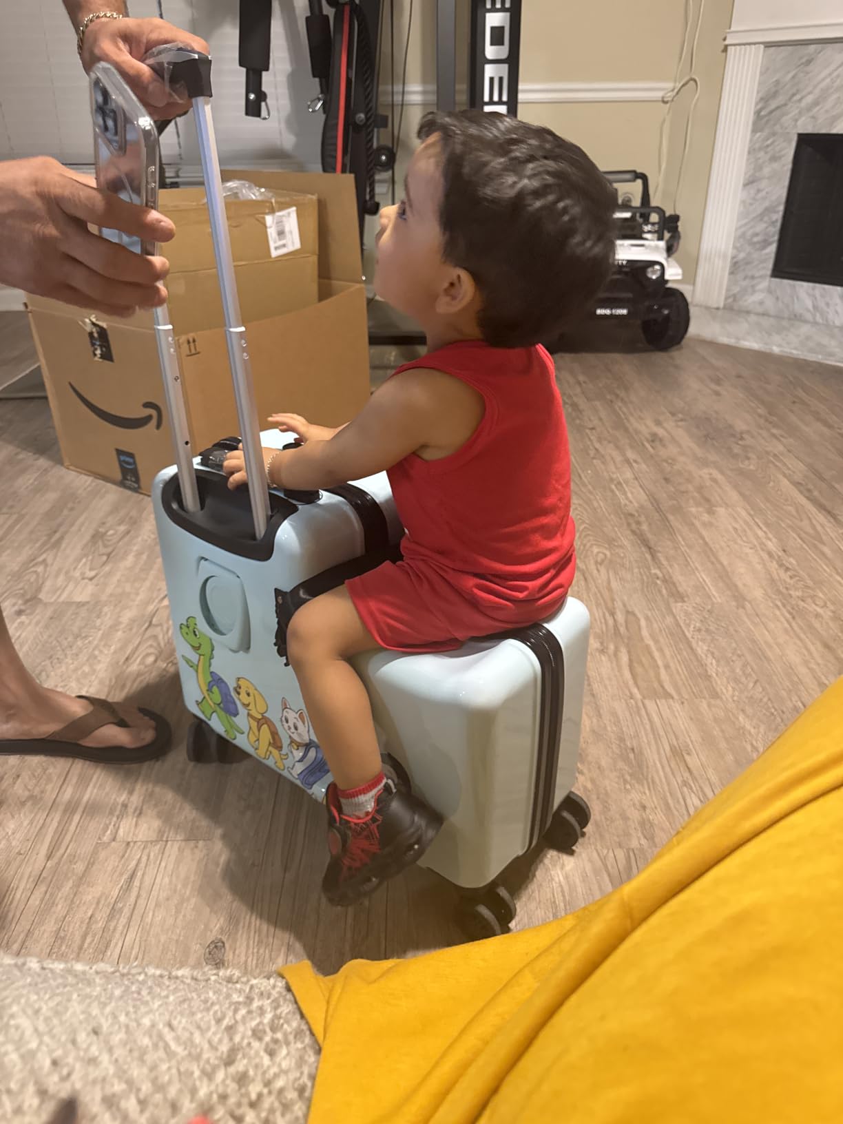Ride On Suitcase for Kids, Kids Ride On Luggage, 20