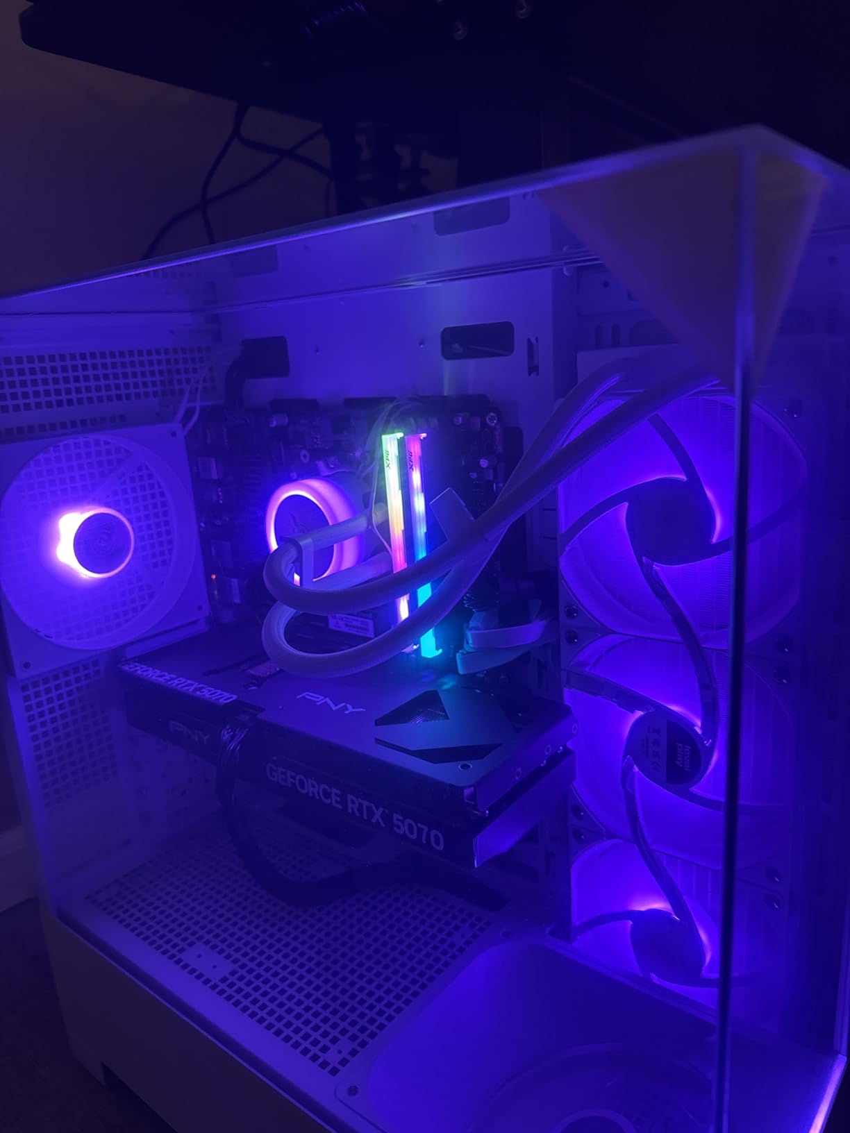 Skytech Gaming Archangel 5 Gaming PC, AMD Ryzen 7 7700X 4.5GHz, NVIDIA RTX 5070 12GB, 1TB Gen4 NVMe SSD, 32GB DDR5 RAM 6000, 750W Gold PSU, 360 ARGB AIO, Wi-Fi, Win 11, Desktop customer photo 1