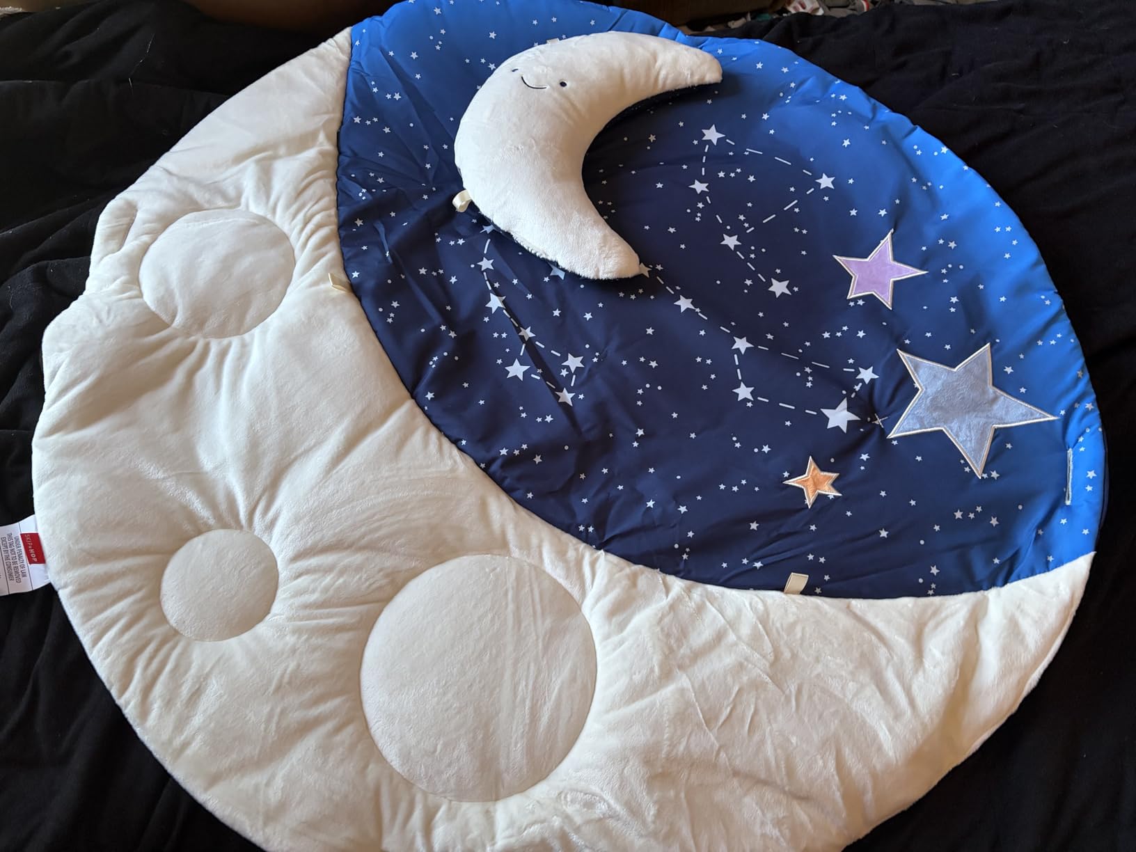 Skip Hop Baby Play Gym Montessori-Inspired 3-in-1 Sensory Tummy Time Activity Mat with 25+ Developmental Activities 4 Toys and 5 Parent Guide Cards, Discoverosity, Age 0-2y customer photo 2