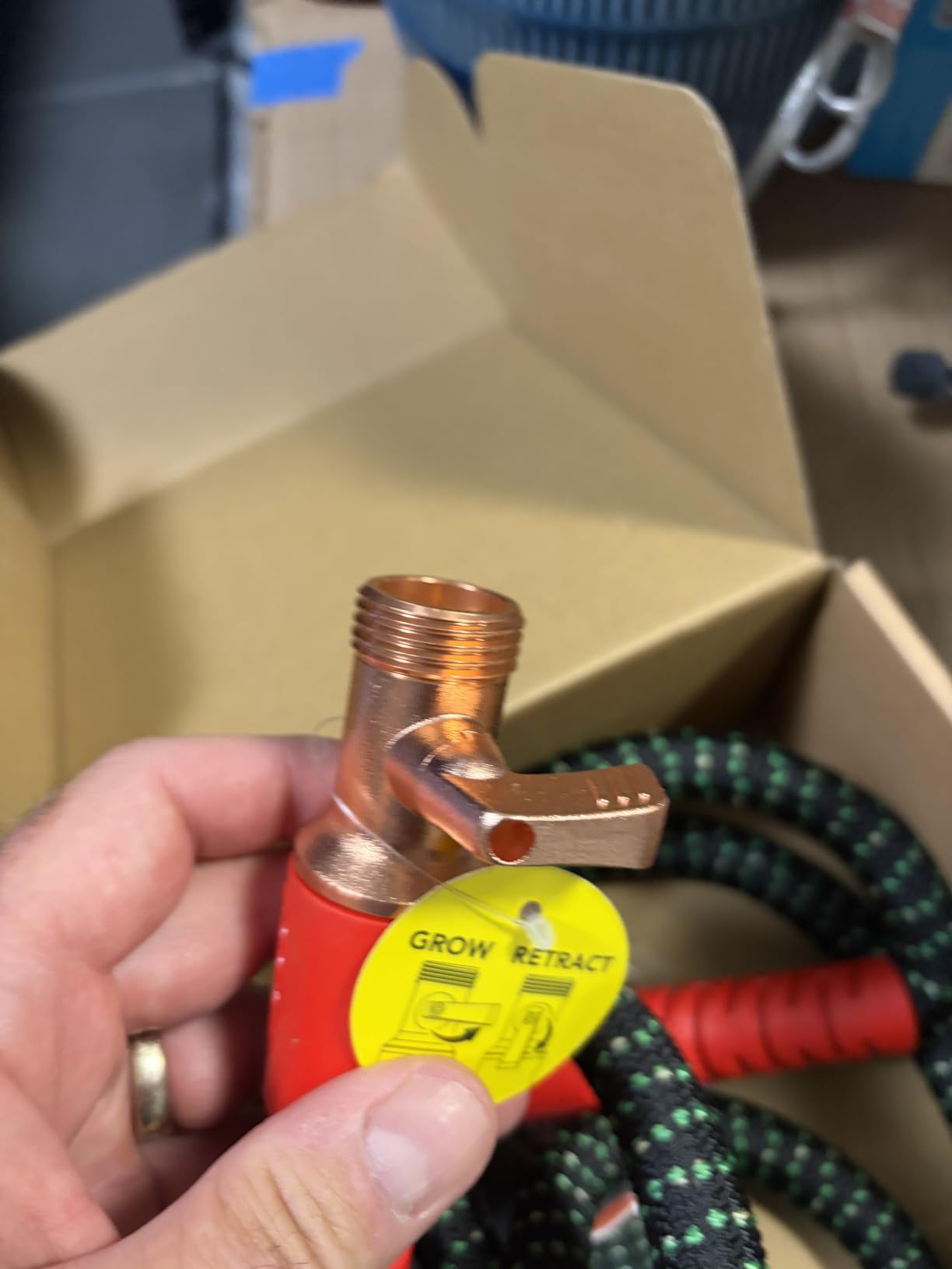 Pocket Hose Ballistic Double UV Edition 50 FT Expandable Garden Hose w/Pocket Pivot Swivel Connector, Anti-Burst Sleeve Reinforced w/Bulletproof Fiber, Lightweight, No-Kink, Compact, AS SEEN ON TV customer photo 2
