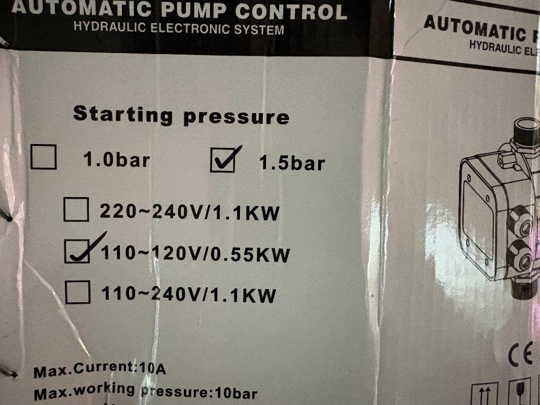1HP House Water Pressure Booster Pump for Pool, 110V Garden Water Transfer Pump with Control Switch for Yard Sprinkler, 1080GPH Portable Shallow Well Jet Irrigation Pump for Lawn Shower Pond Draining customer photo 2