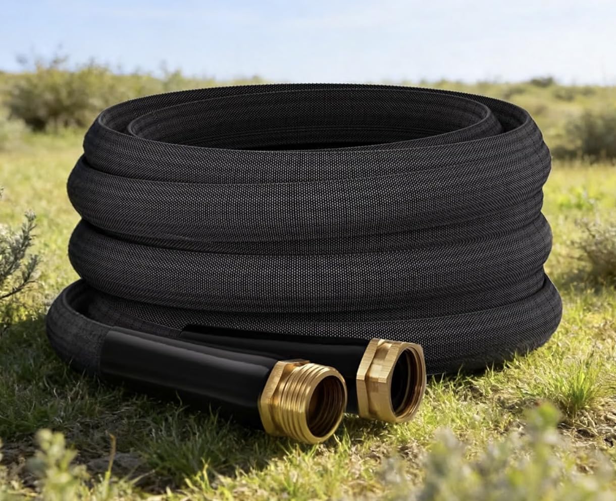 Garden Hose 50FT, Non-Expanding Water Hose Ultra Lightweight | Kink-Free, Burst-Resistant, Lead-Free, Flexible & Durable High-Pressure Hose for Yard, Lawn, Outdoor, Car Washing customer photo 2