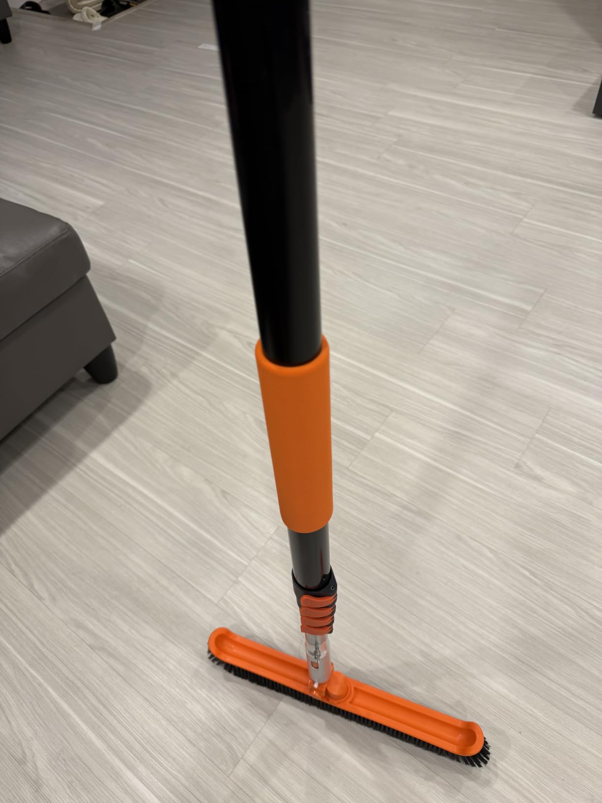 Pool Brush with Pole, 16FT Heavy Duty Telescopic Pool Pole with 18