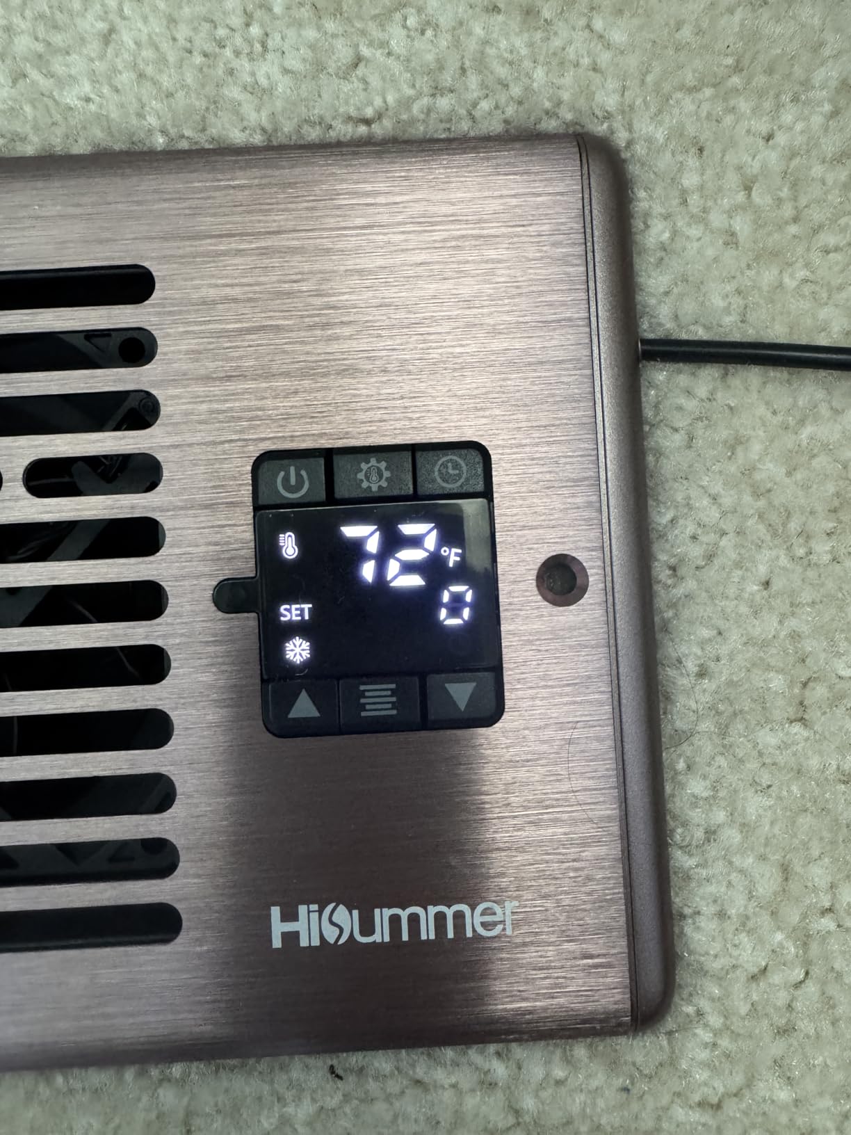 Hisummer Register Booster Fan for 4