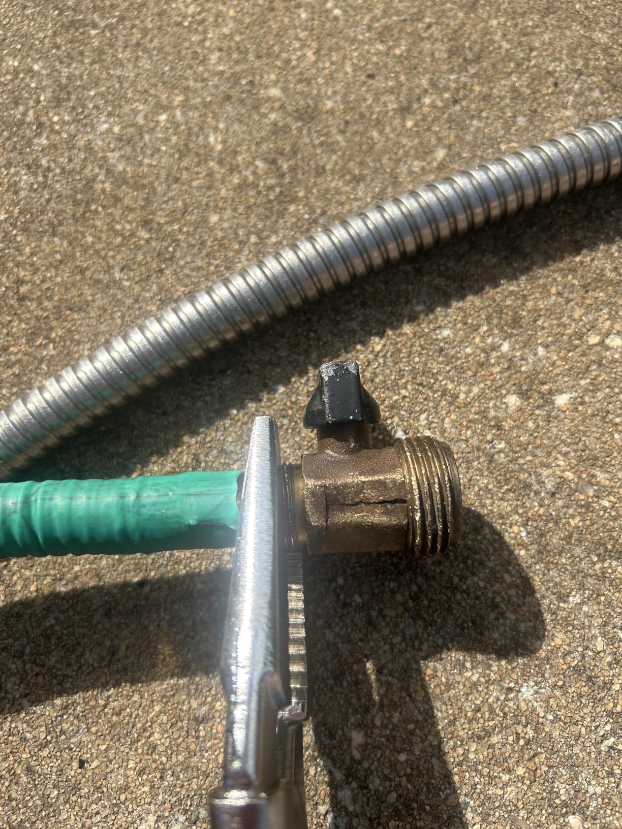 Bionic Steel PRO 50 Ft Metal Garden Hose with Brass Nozzle | Water Hose Made from Heavy Duty 304 Stainless Steel, Flexible, Lightweight, Brass Fittings, Non Kinking, 500 PSI customer photo 2