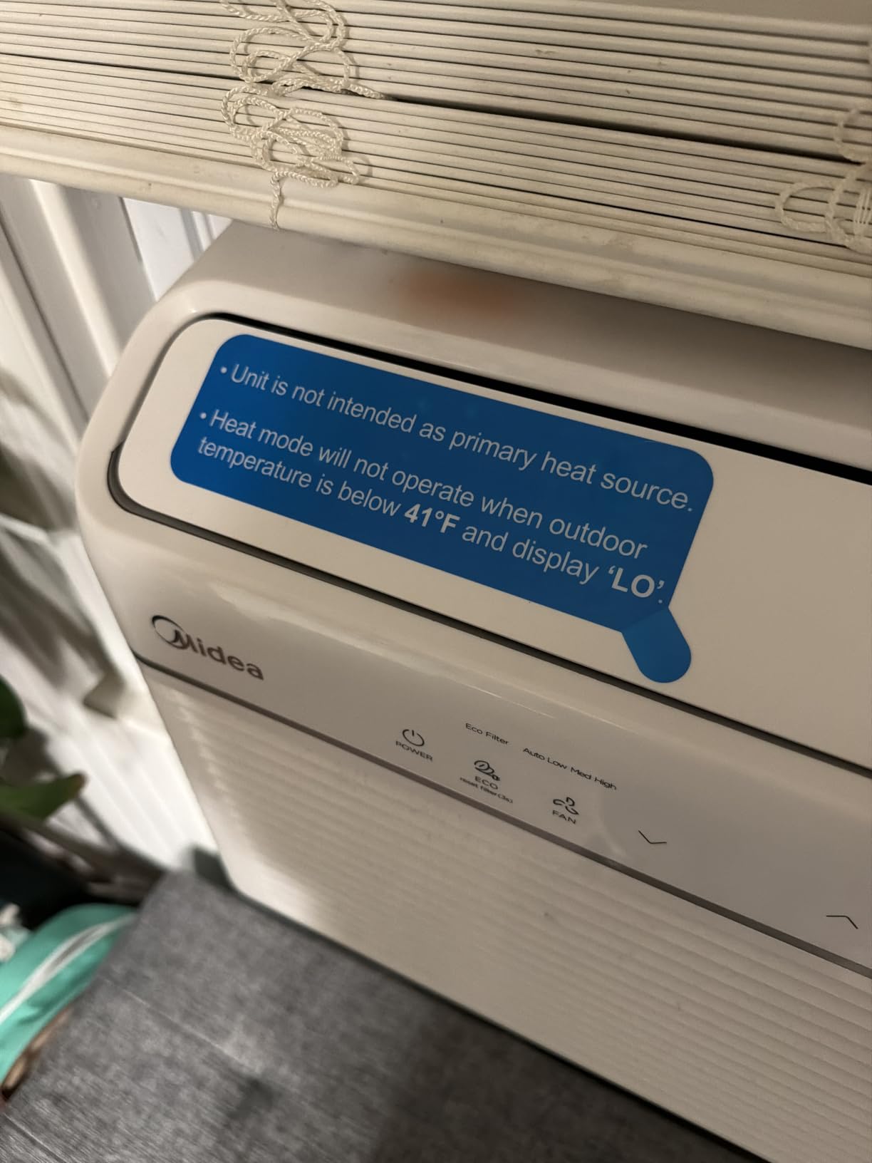 Midea Inverter Window Air Conditioner with Heat - Quiet Window AC Unit and Heat Combo with Dehumidifier - Cools up to 550 Sq. Ft. - Energy Star Rated, Smart Control, Remote, 12,000 BTU customer photo 2