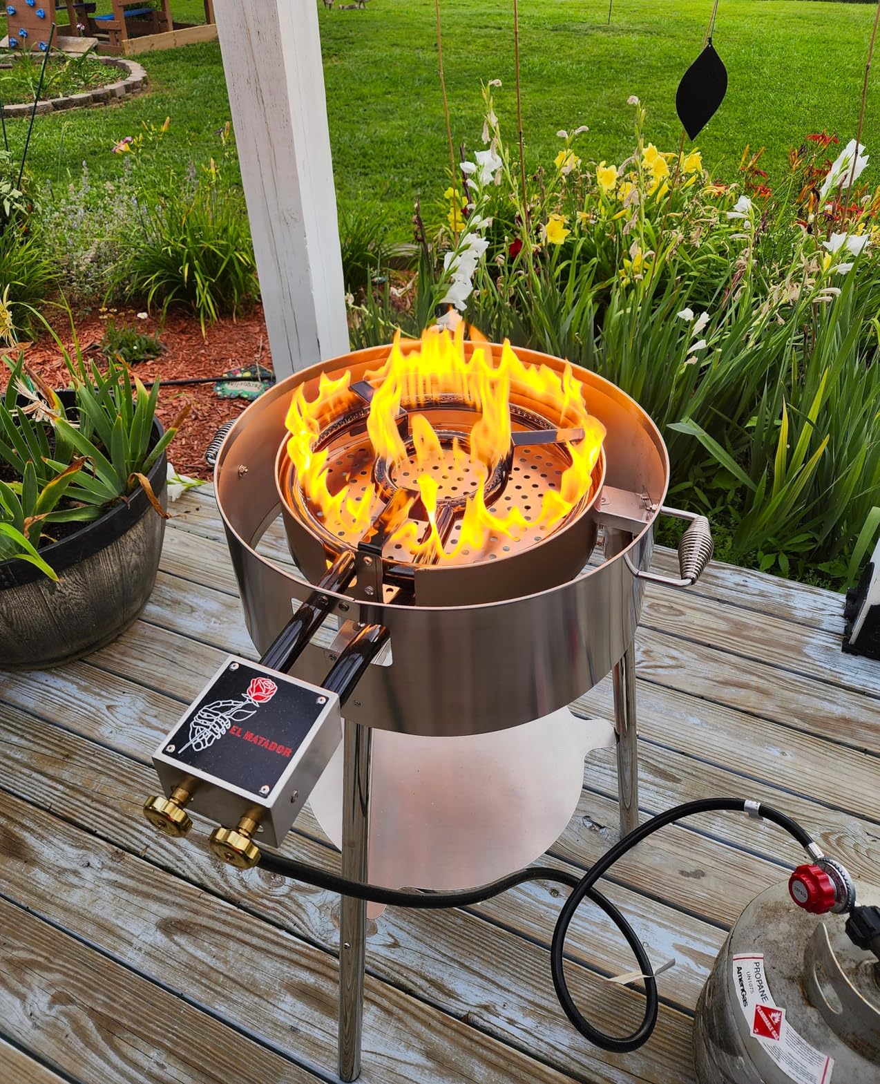 Concord Professional Stainless Steel El Matador Paella Stove. This Burner fits 12