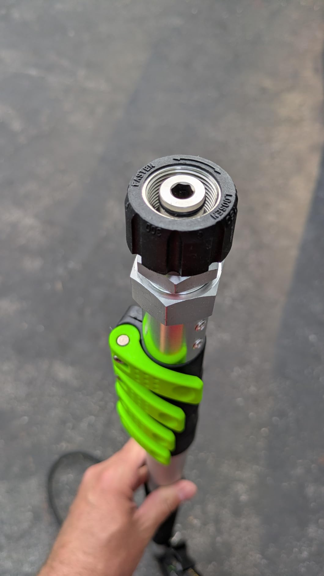 TOR 24 FT Telescoping Pressure Washer Wand with Pressure Washer Extension Wand, Gutter Cleaner Attachment, 5 Spray Nozzle Tips, 2 Hose Inlet Adapters, Brush Head customer photo 2