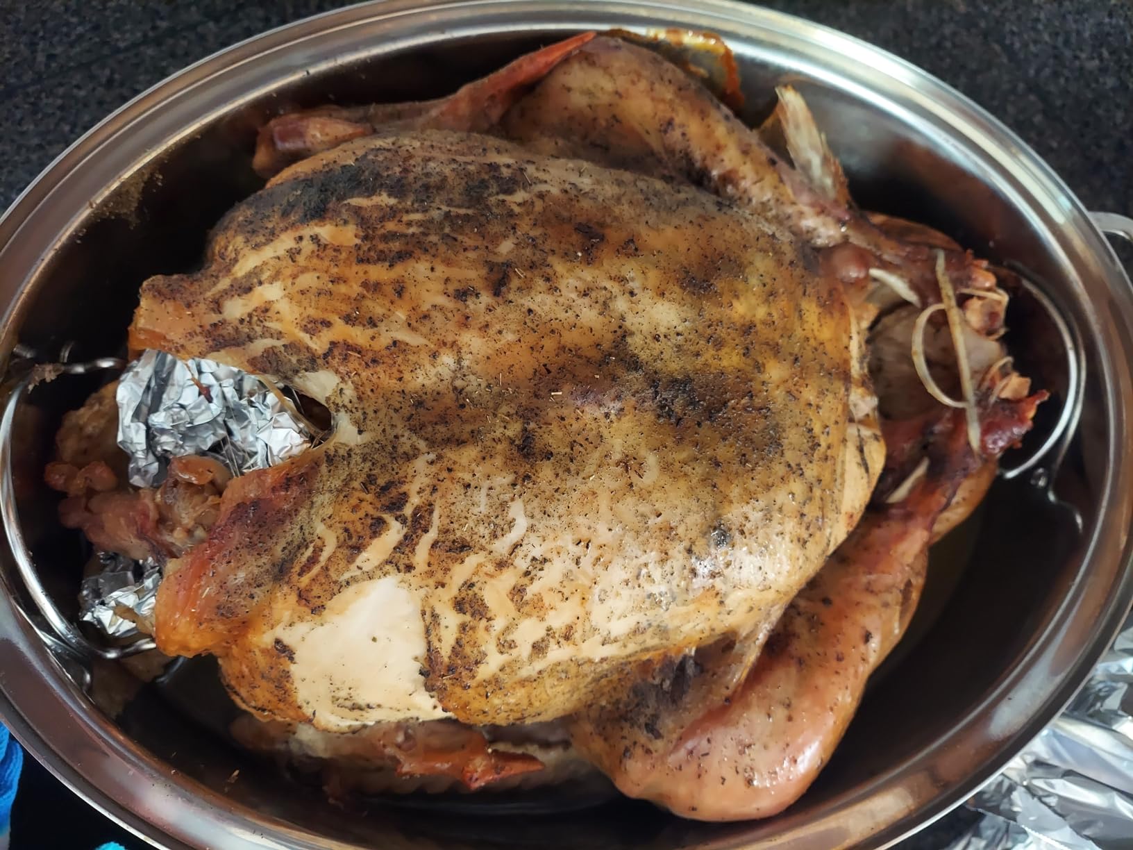 All-Clad Specialty Stainless Steel Roaster with Rack 14x18 Inch Oven Broiler Safe 600F Roaster Pan, Pots and Pans, Bakeware, Silver customer photo 2