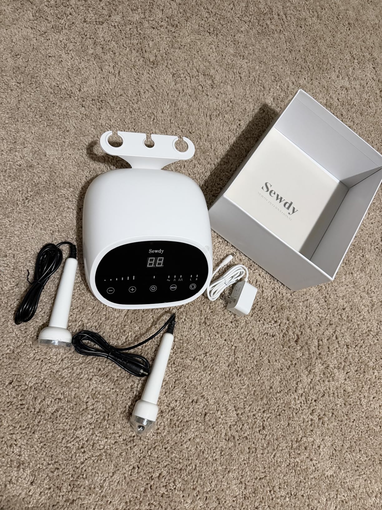 High Frequency RF Skin Tightening Device for Face & Body, Anti-Aging Beauty Machine for Wrinkle Reduction & Sagging Jawline, Non-Invasive At-Home Salon Facial Treatment for Women Model EP-400 customer photo 2