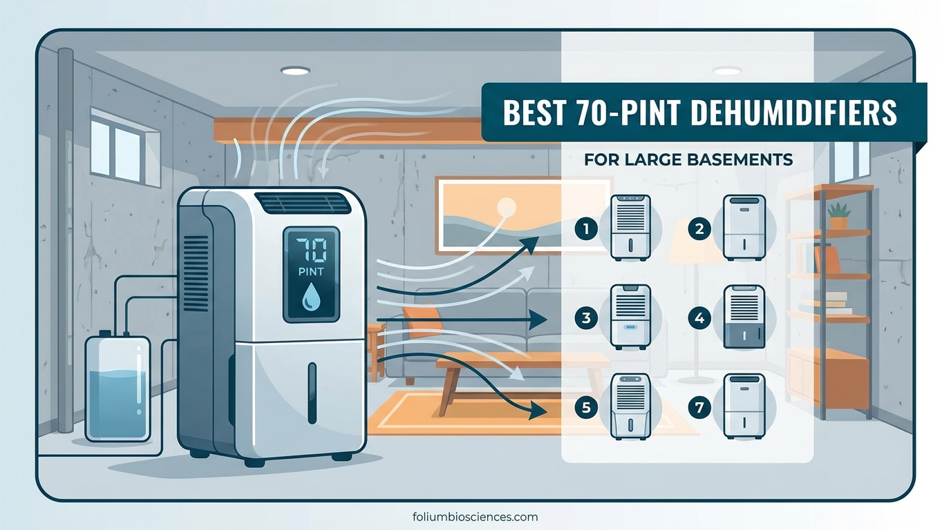 Best 70-Pint Dehumidifiers for Large Basements