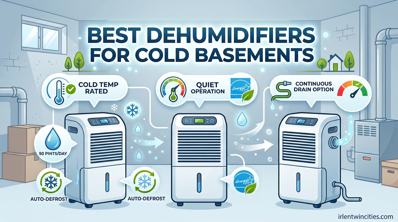 Best Dehumidifiers for Cold Basements