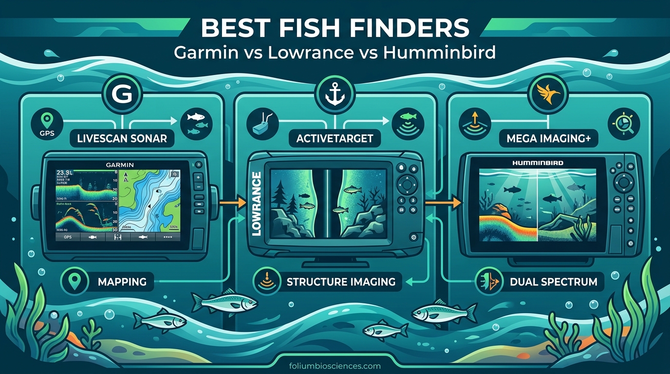 Best Fish Finders [cy] Garmin vs Lowrance vs Humminbird