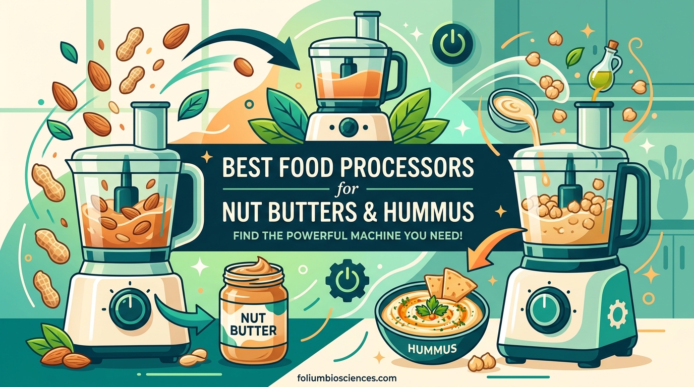 Best Food Processors for Nut Butters & Hummus