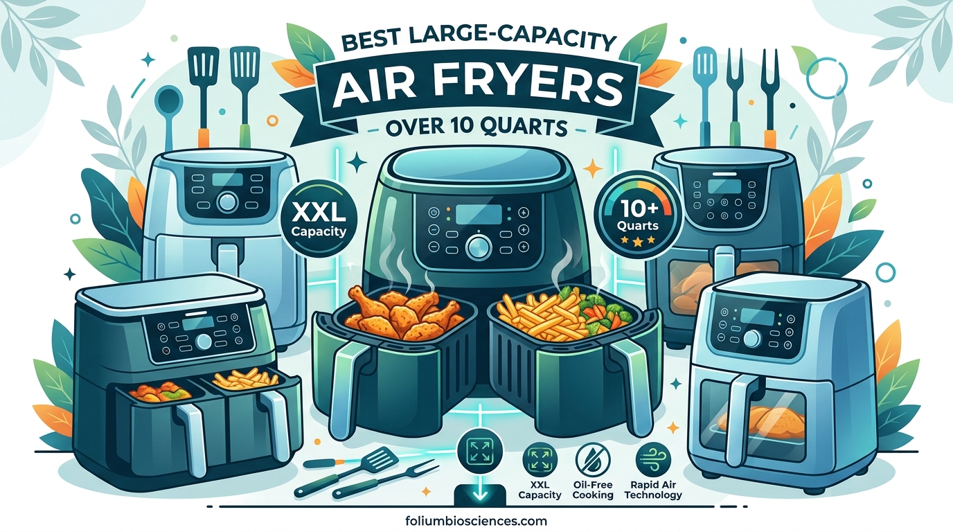 Best Large-Capacity Air Fryers Over 10 Quarts
