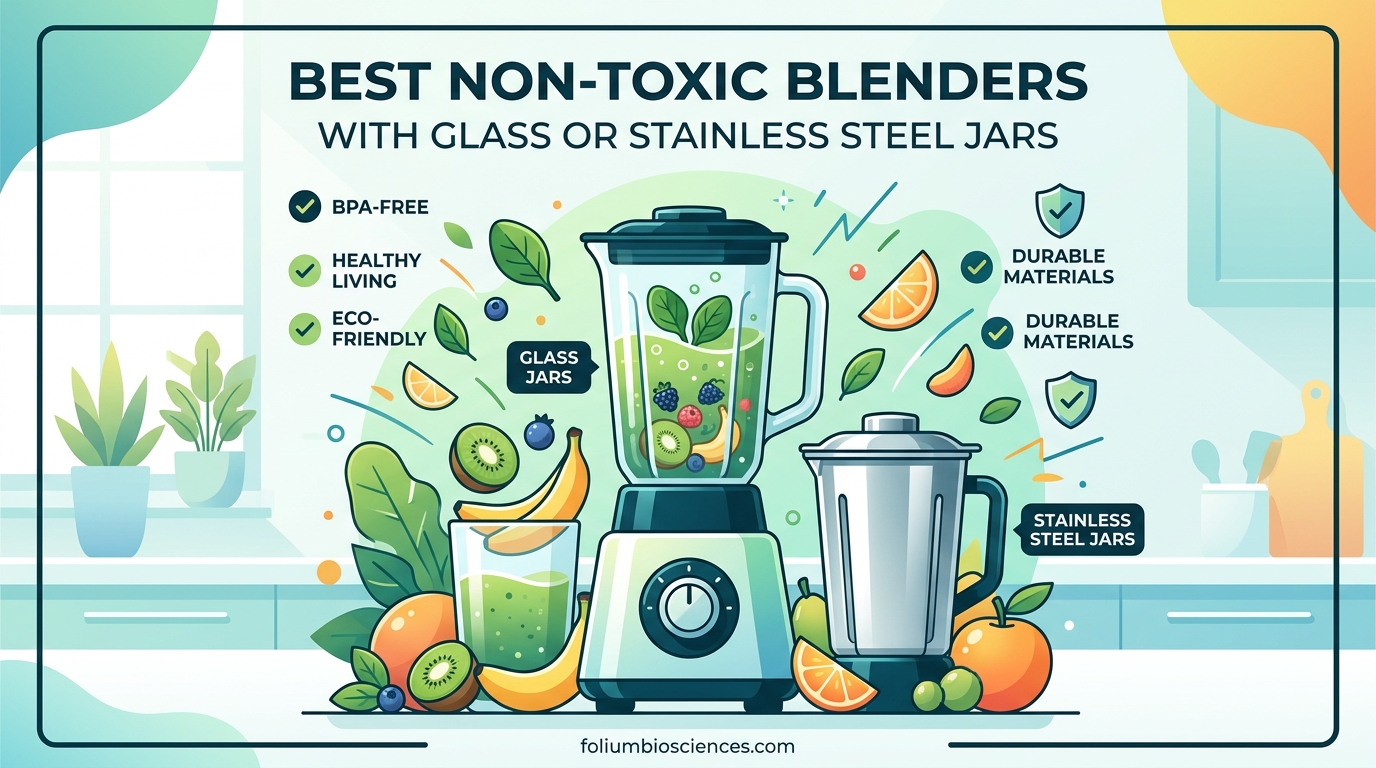 Best Non-Toxic Blenders with Glass or Stainless Steel Jars