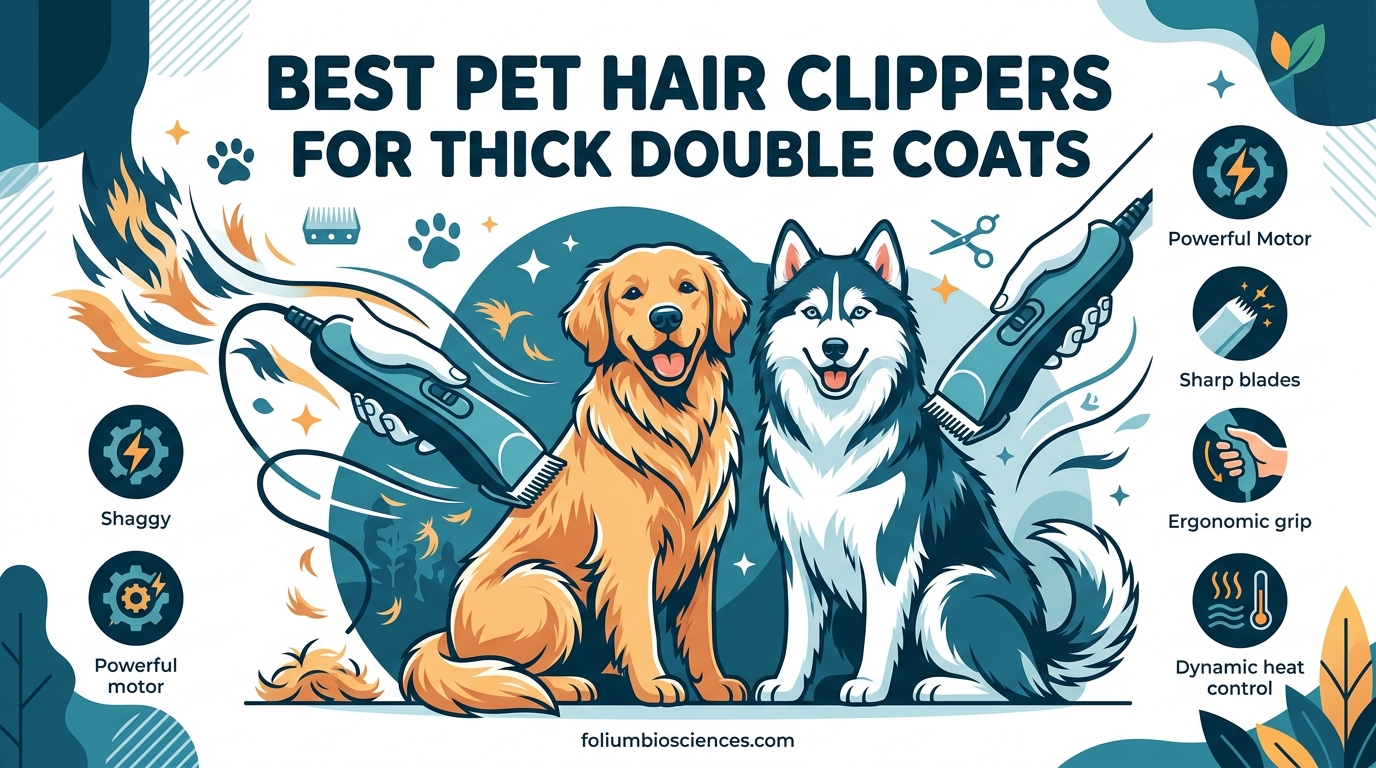 Best Pet Hair Clippers for Thick Double Coats