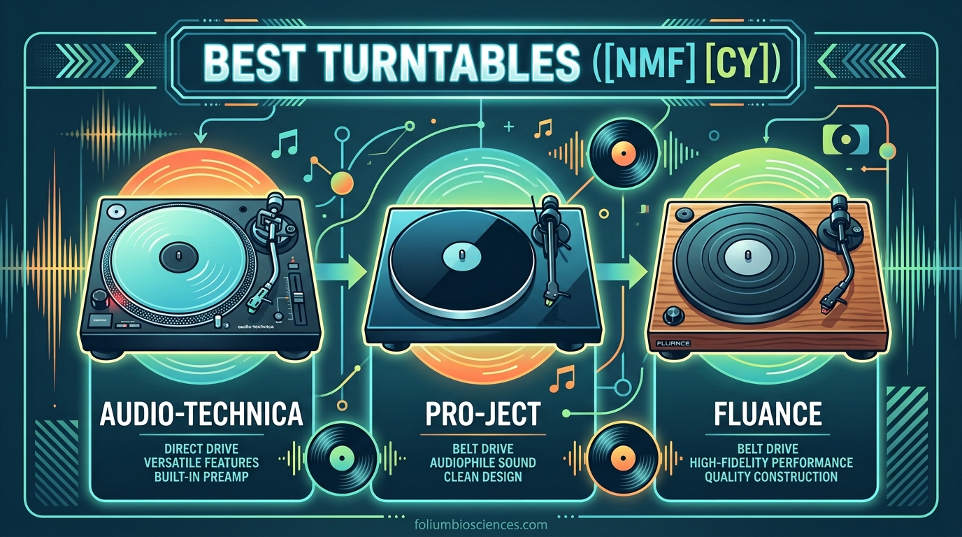 Best Turntables ([nmf] [cy]) Audio-Technica vs Pro-Ject vs Fluance