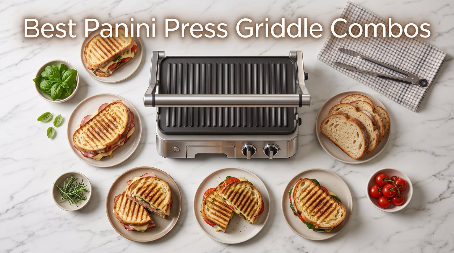 Best panini press griddle combos for home cooks