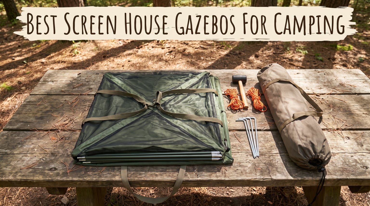Best screen house gazebos for camping