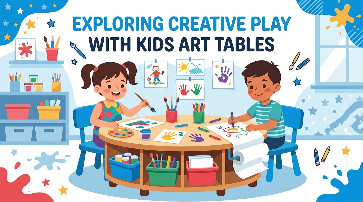 Best kids art tables for creative play