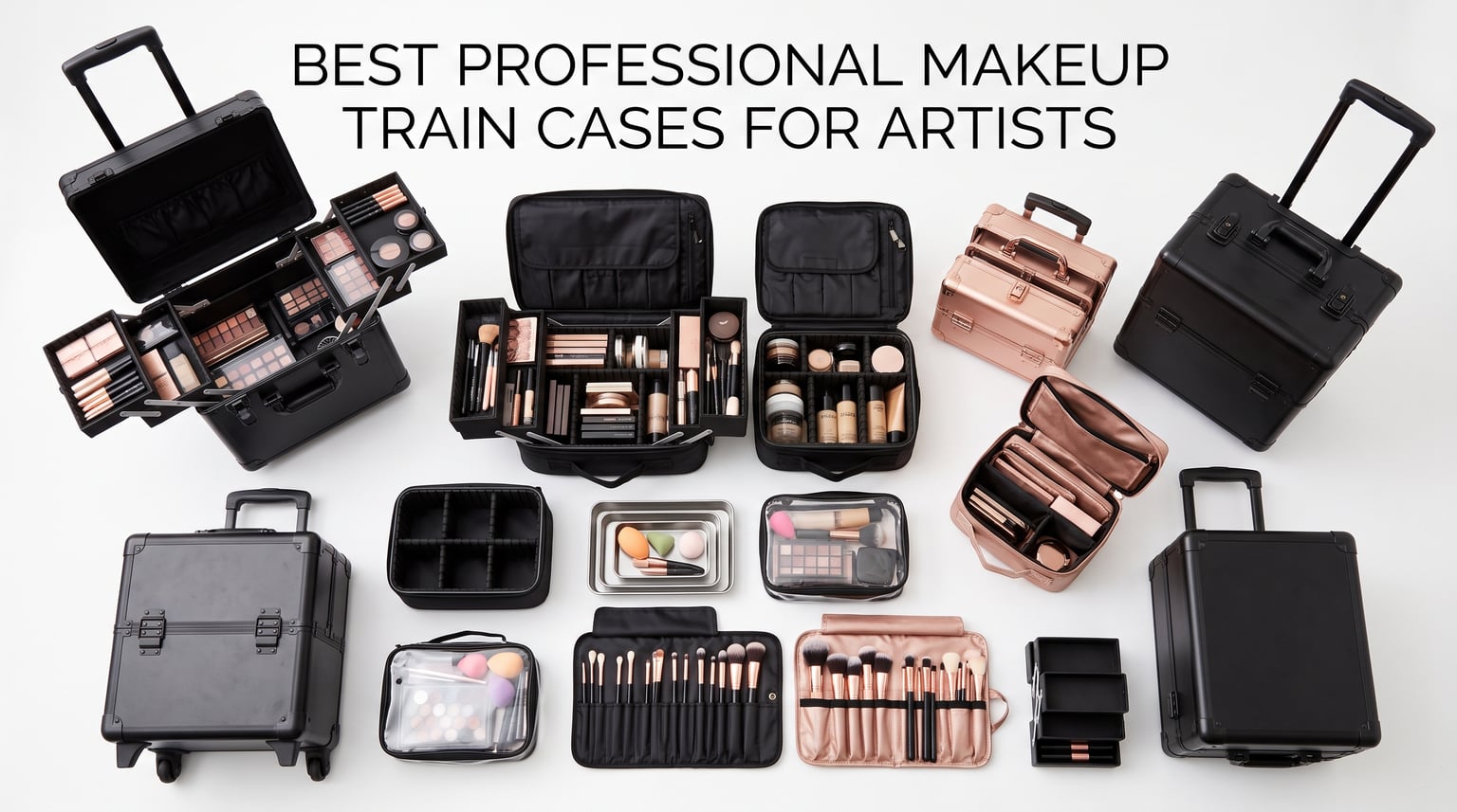Best professional makeup train cases for artists