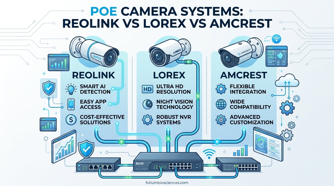 Reolink vs Lorex vs Amcrest: best PoE camera systems